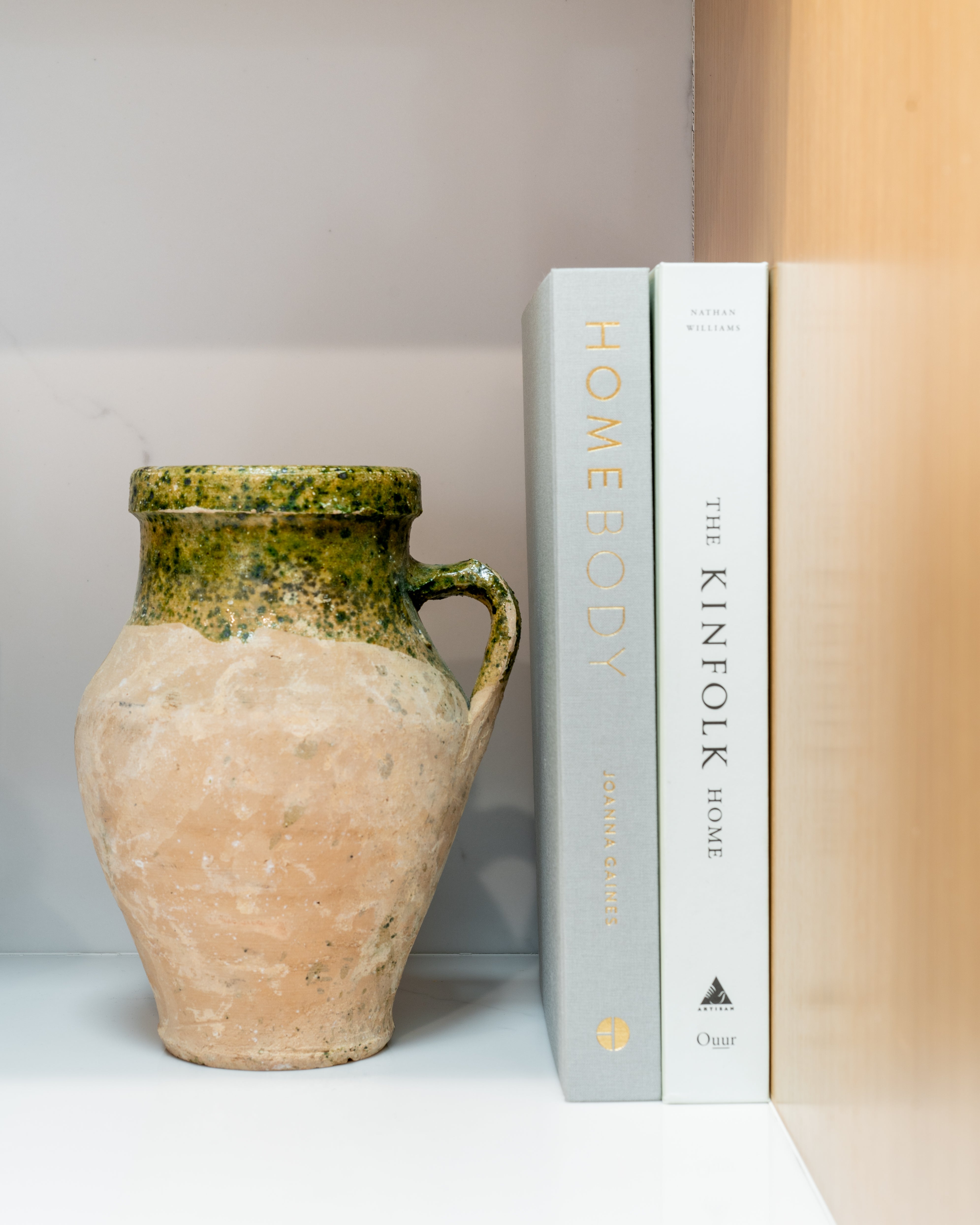 Found Green Amphora Jug