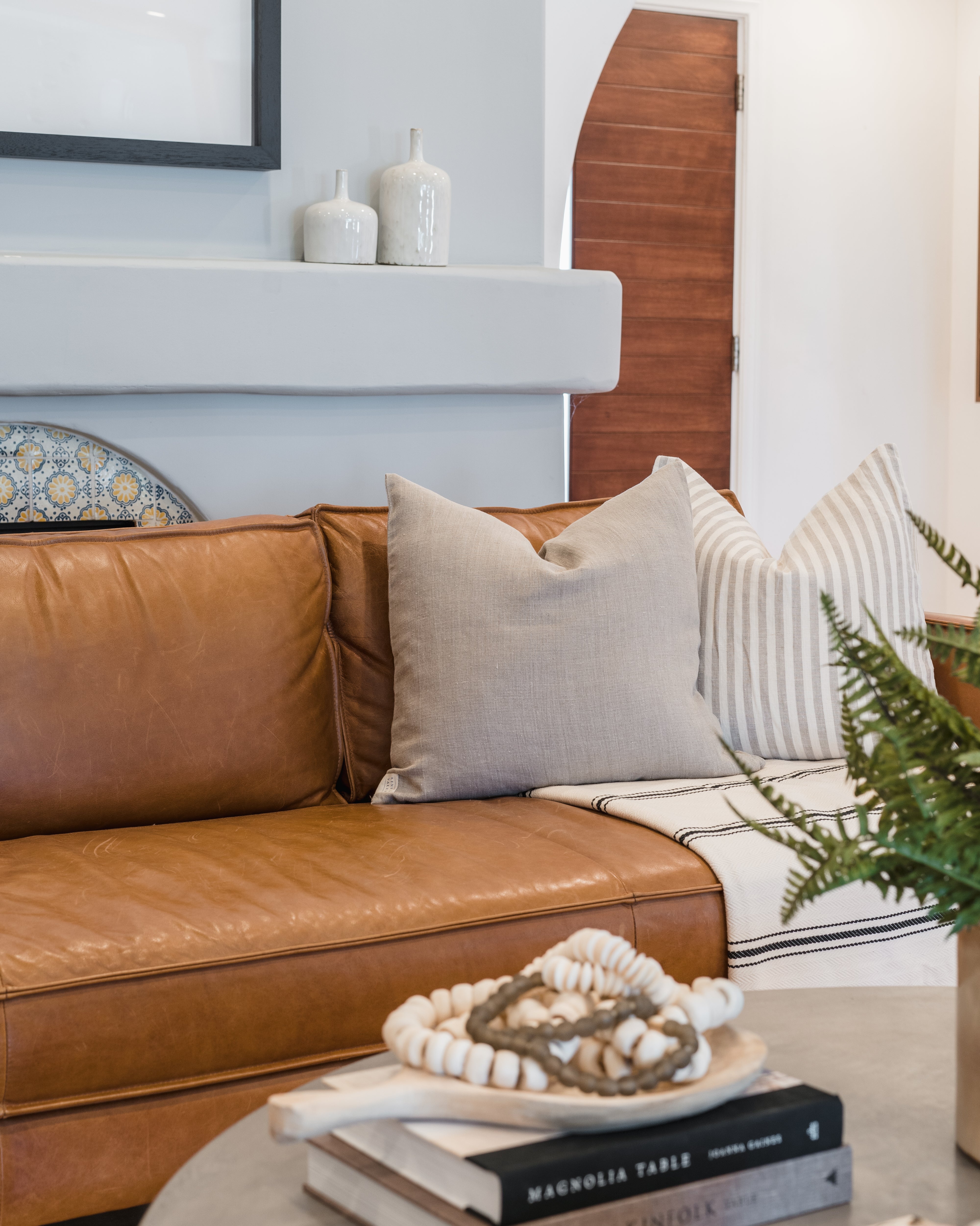 Linen Pillow Cover, Natural