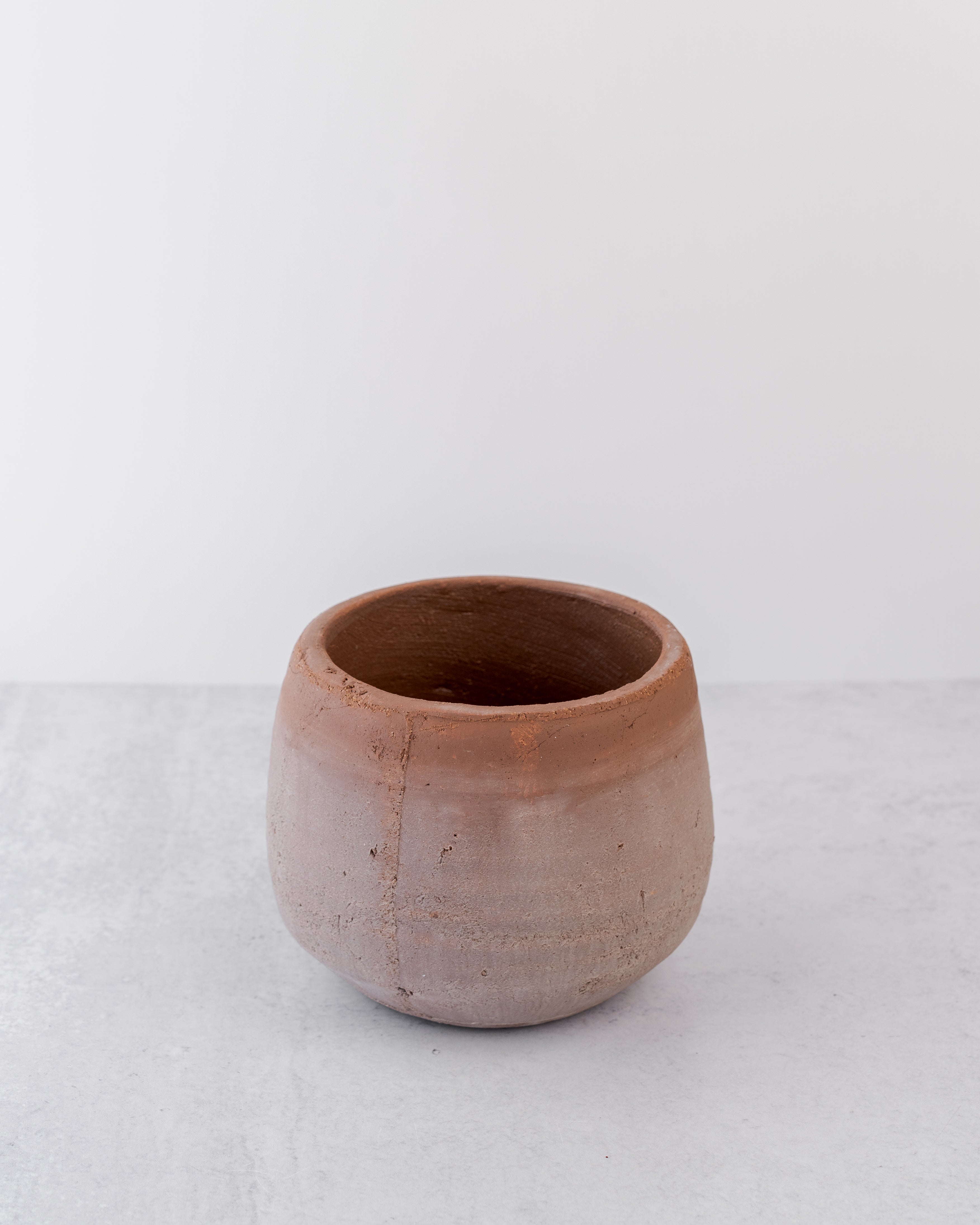 Whitewashed Terracotta Planter