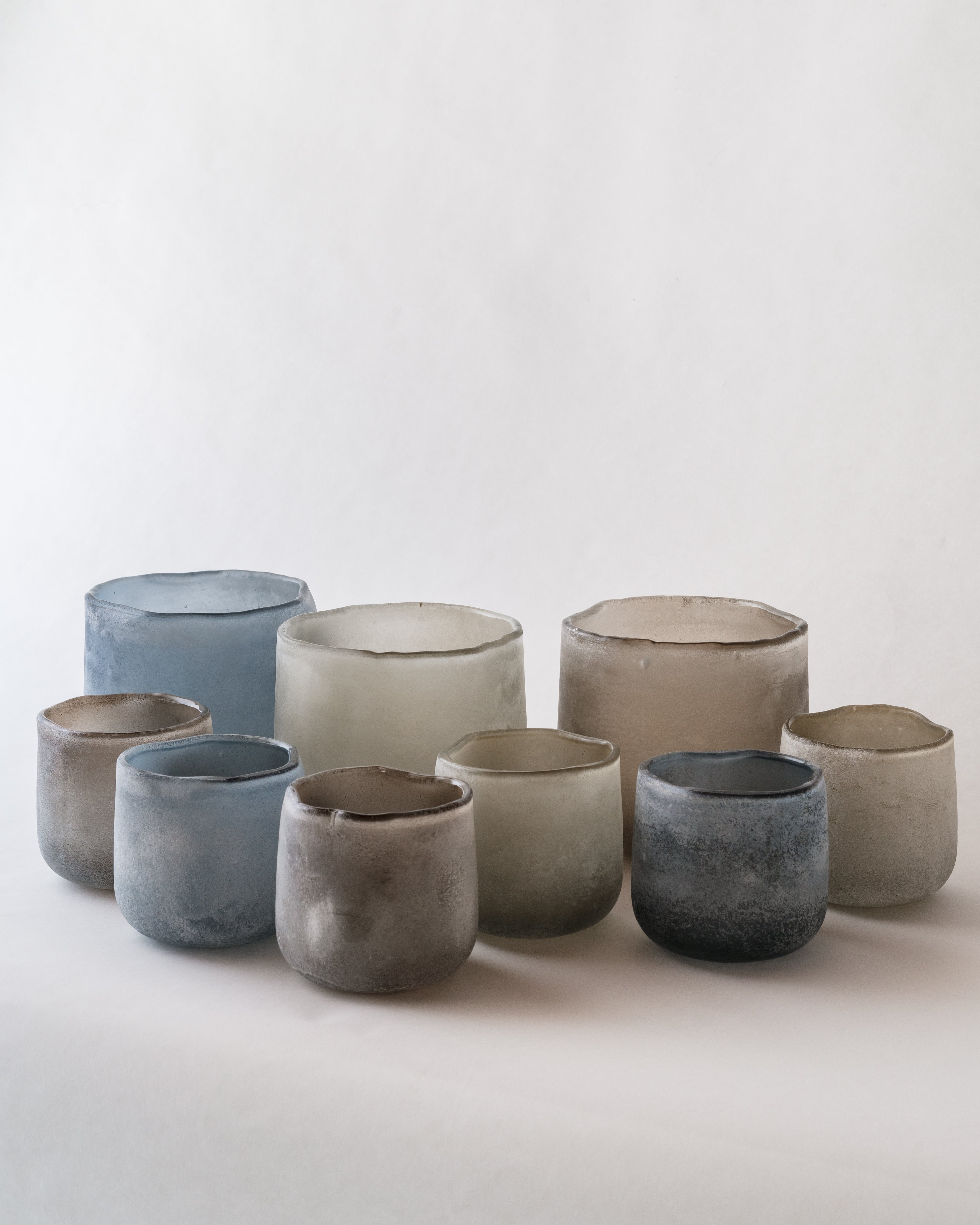 Laguna Frost Votive, Grey Mist