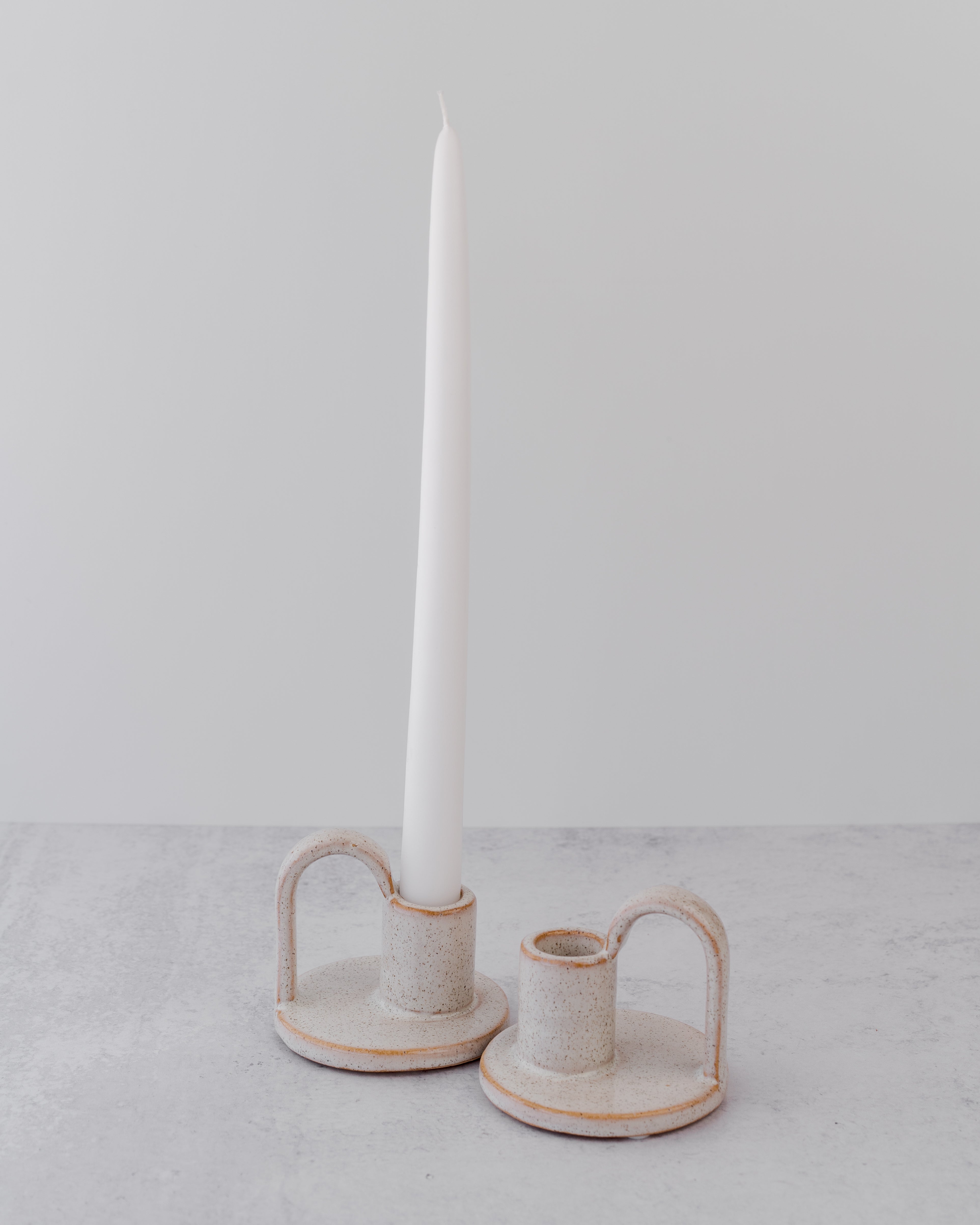 Stoneware Taper Holder