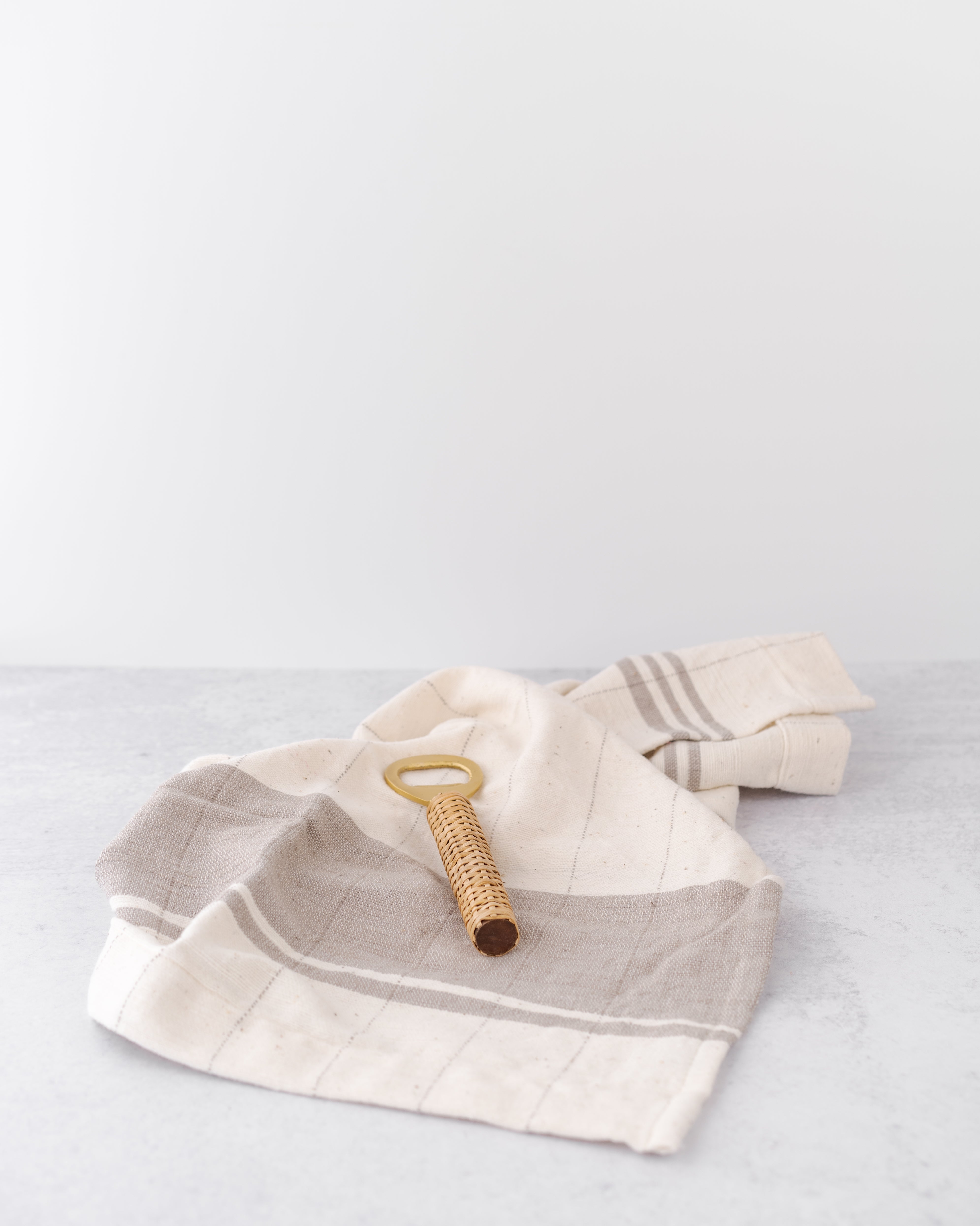 Bamboo & Brass Bottle Opener