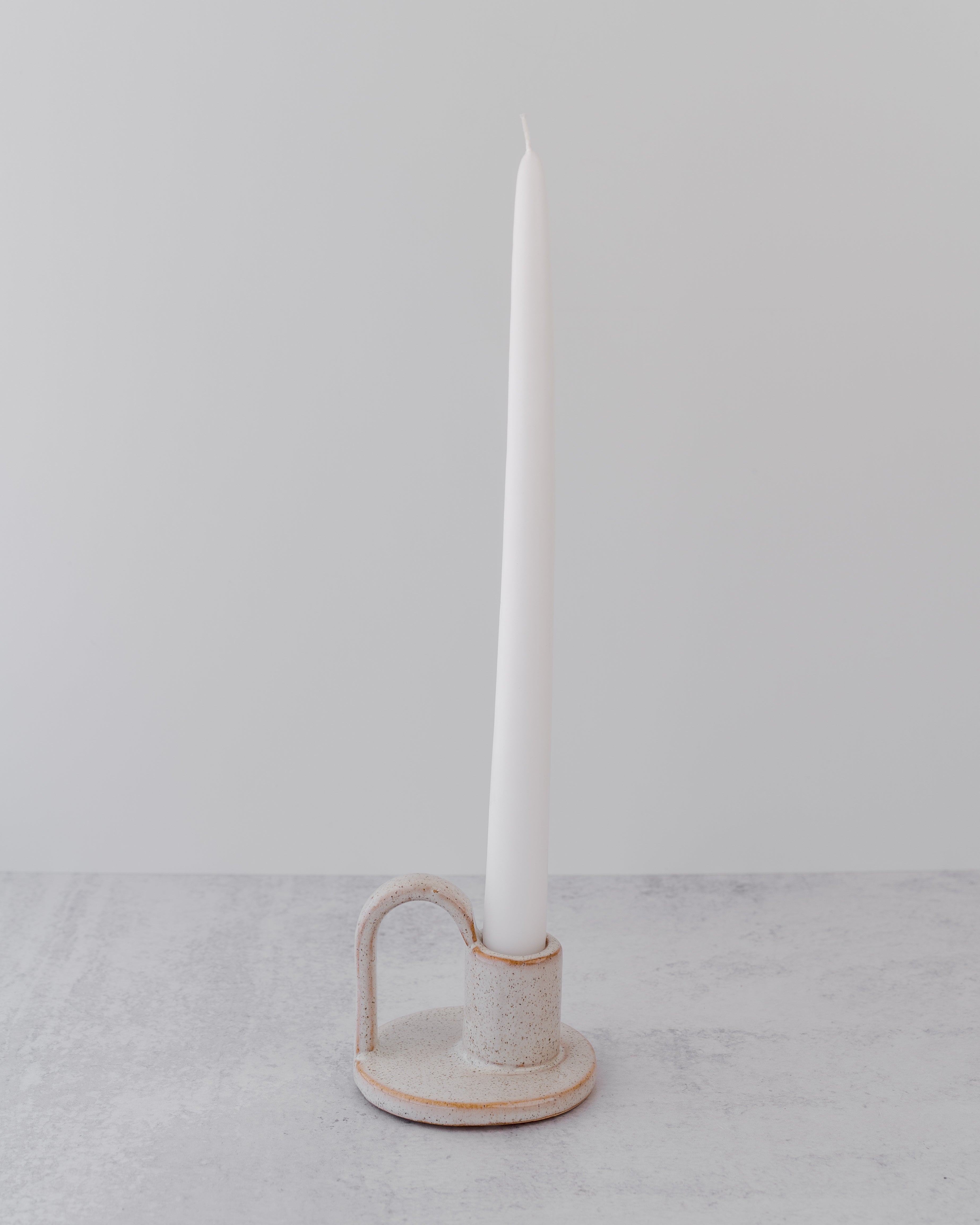 Stoneware Taper Holder