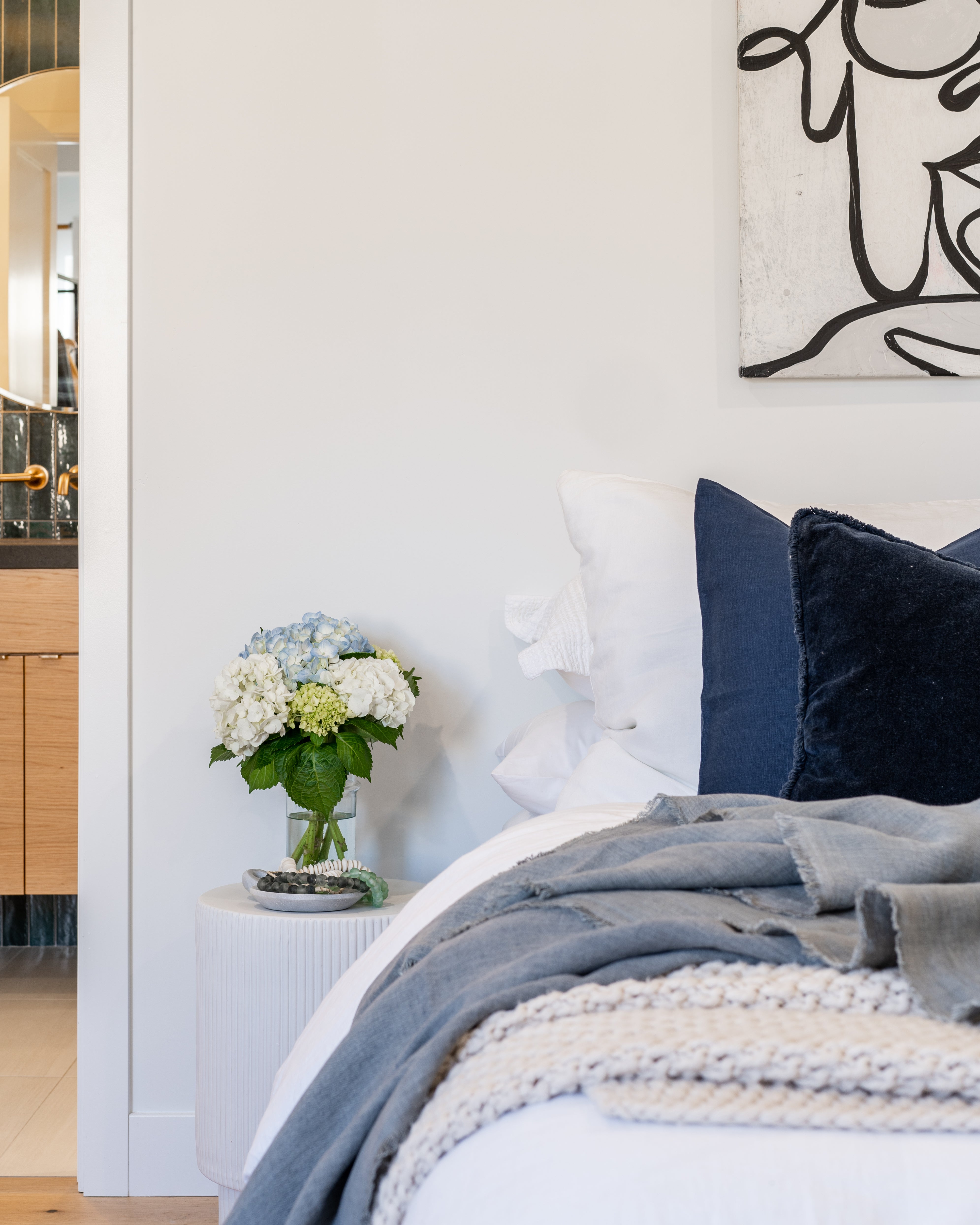 Stonewashed Linen Throw Blanket