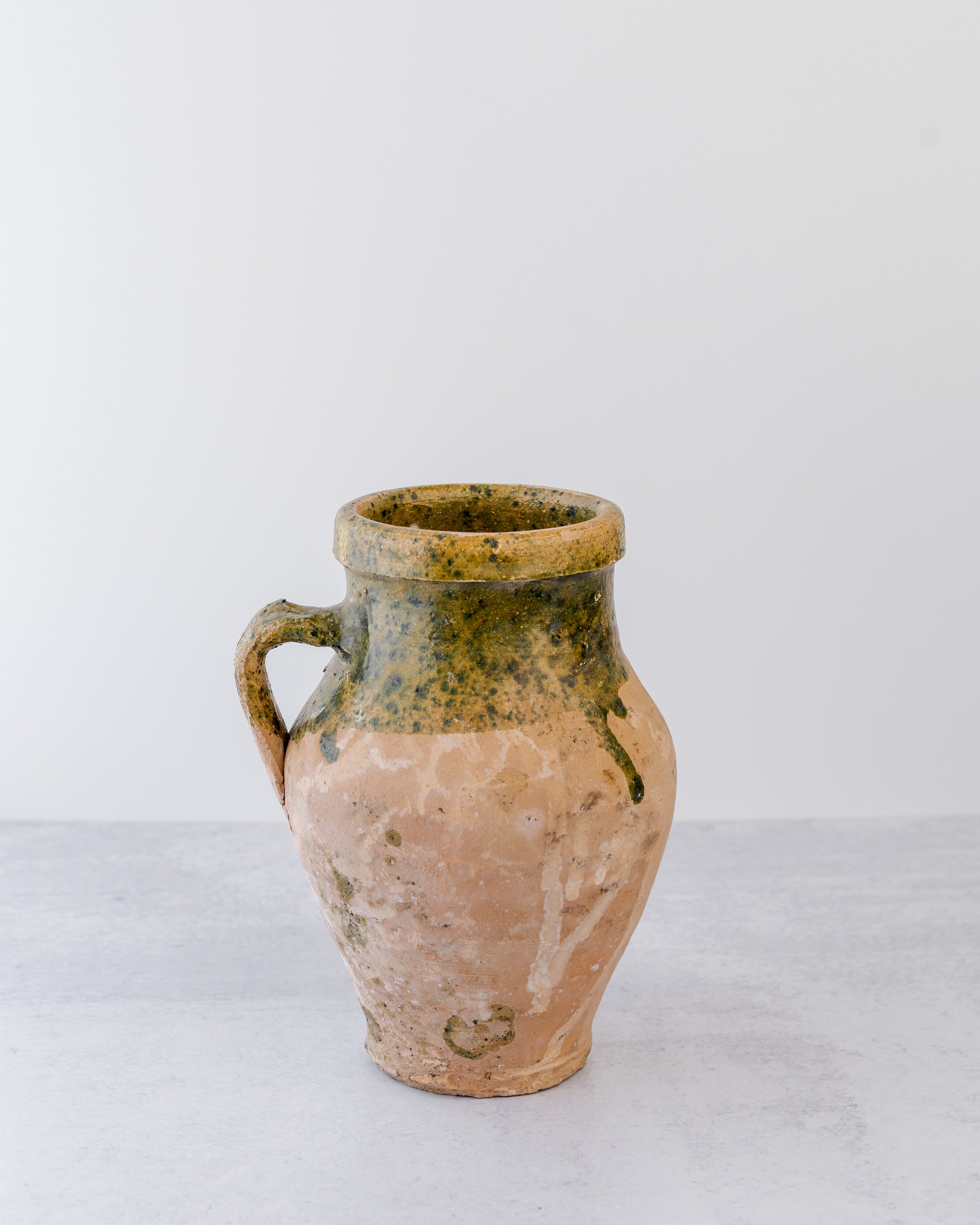 Found Green Amphora Jug