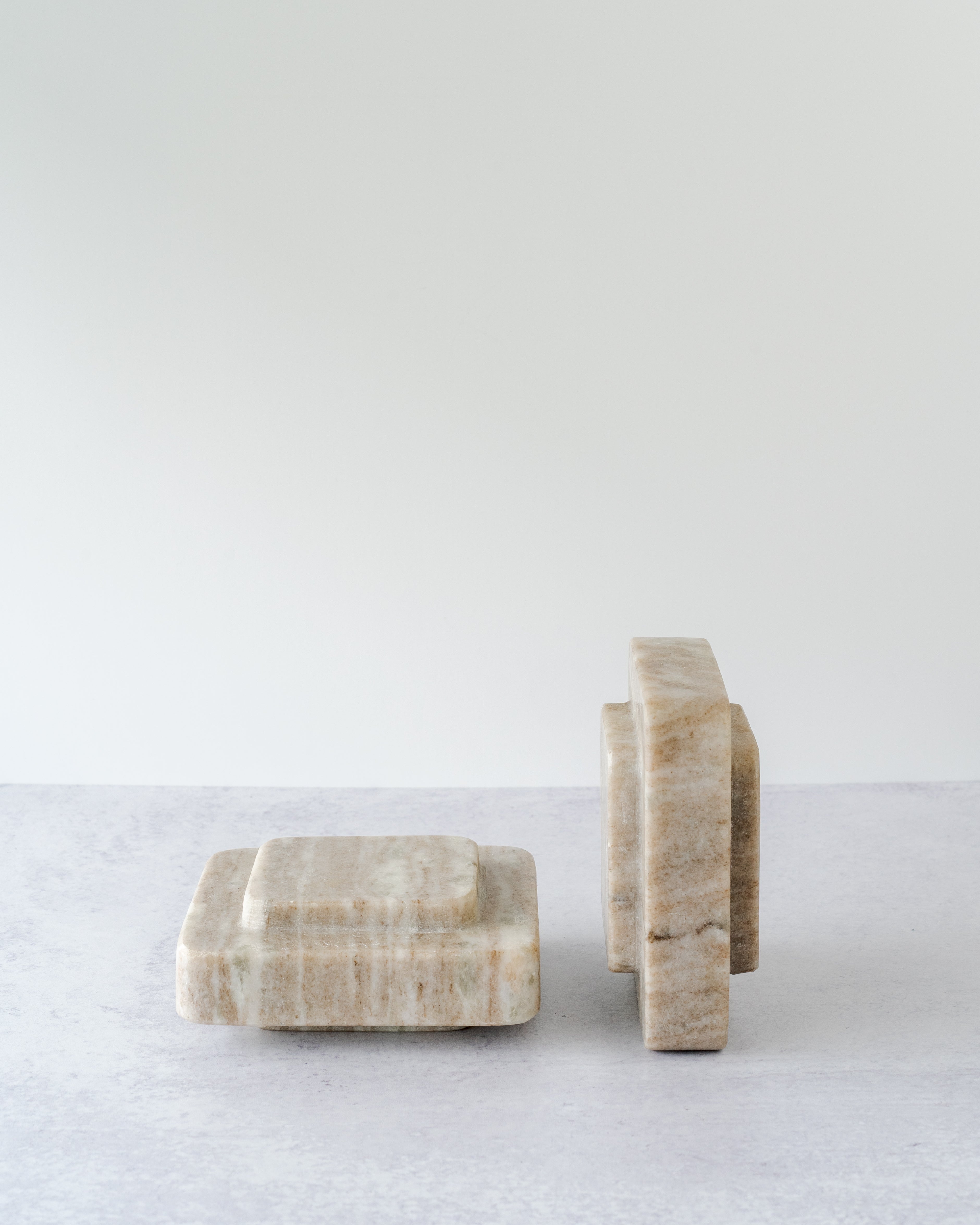Ella Marble Bookends