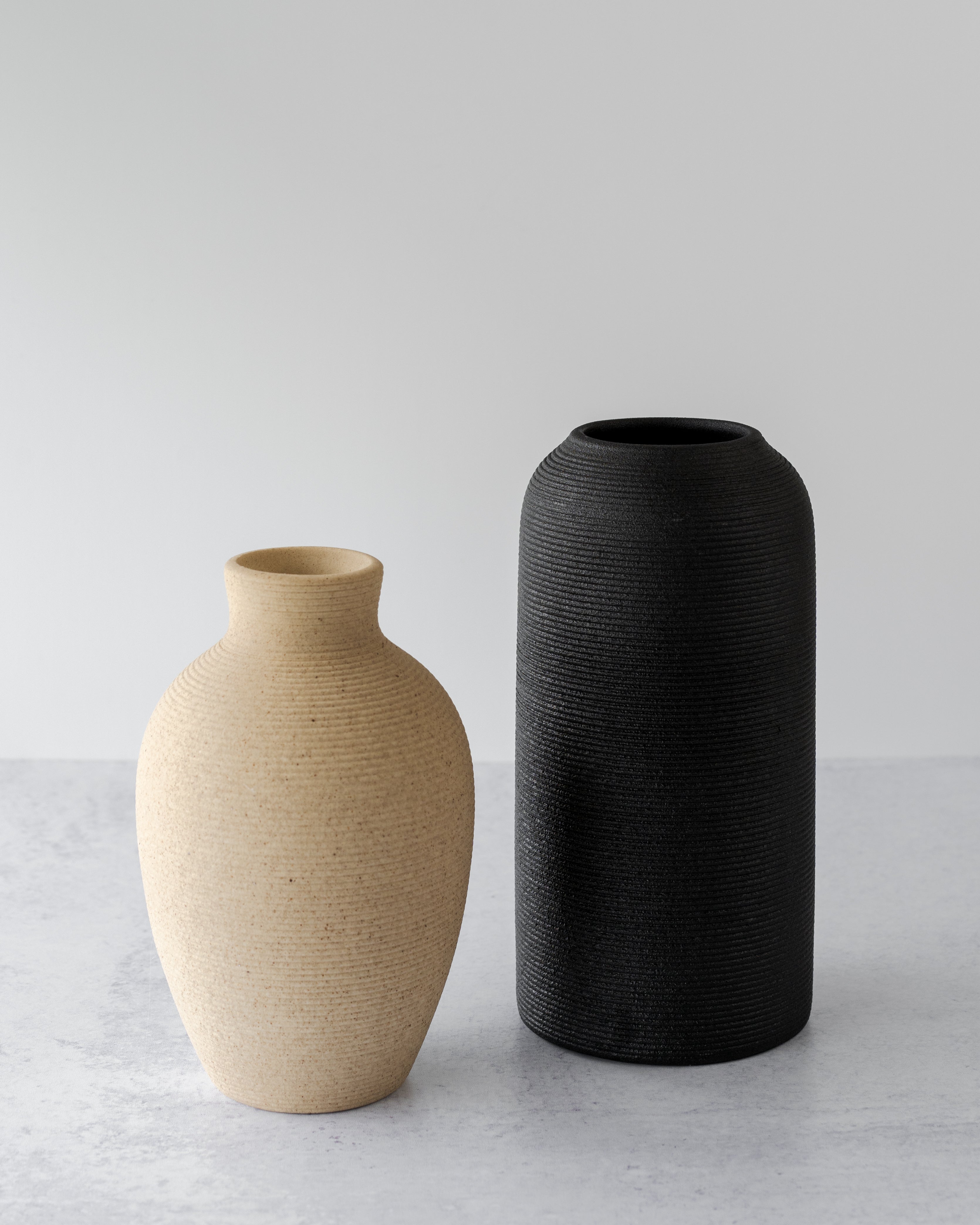 Modern Vase, Black