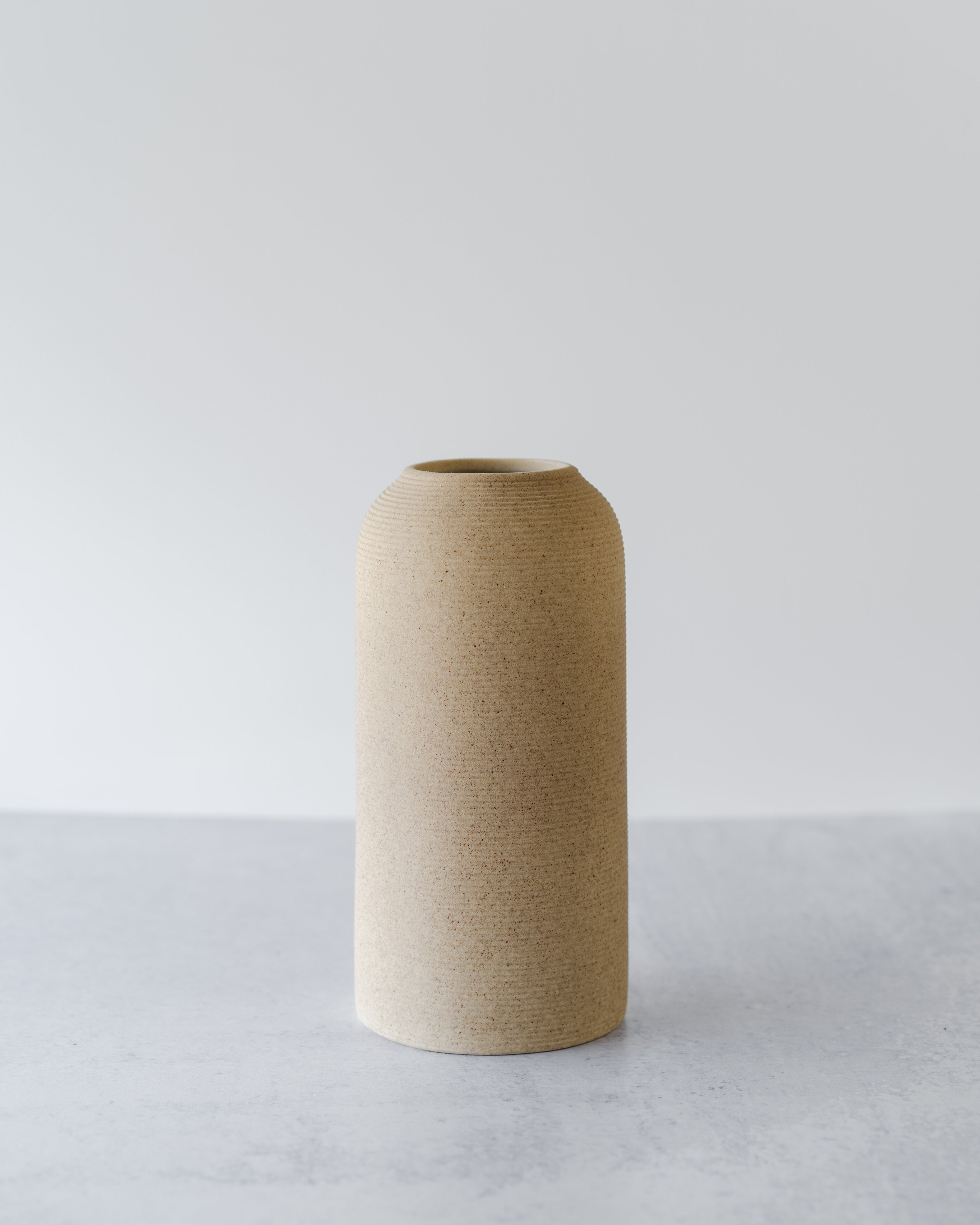Modern Vase, Tan