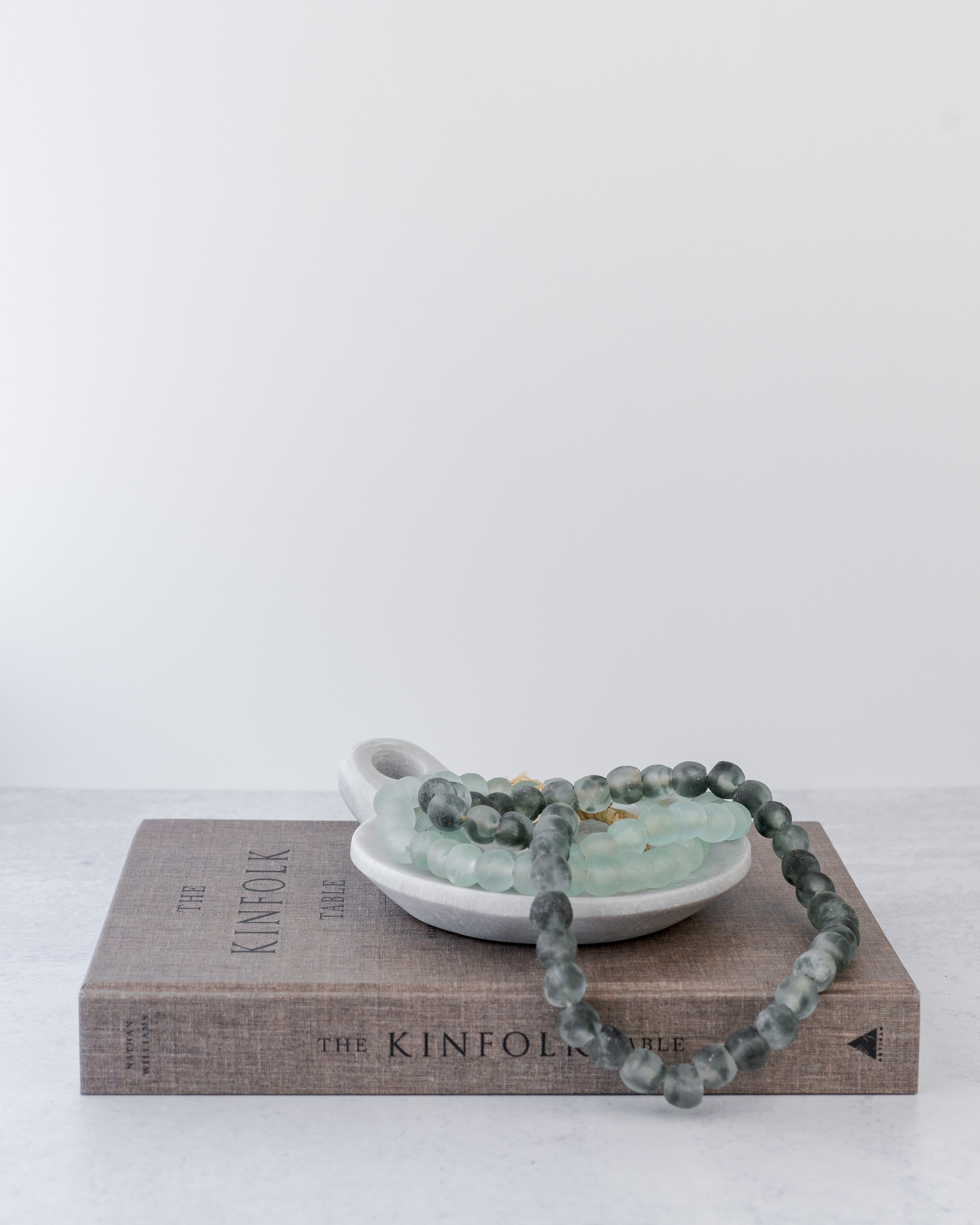 Aqua Recycled Glass Beads