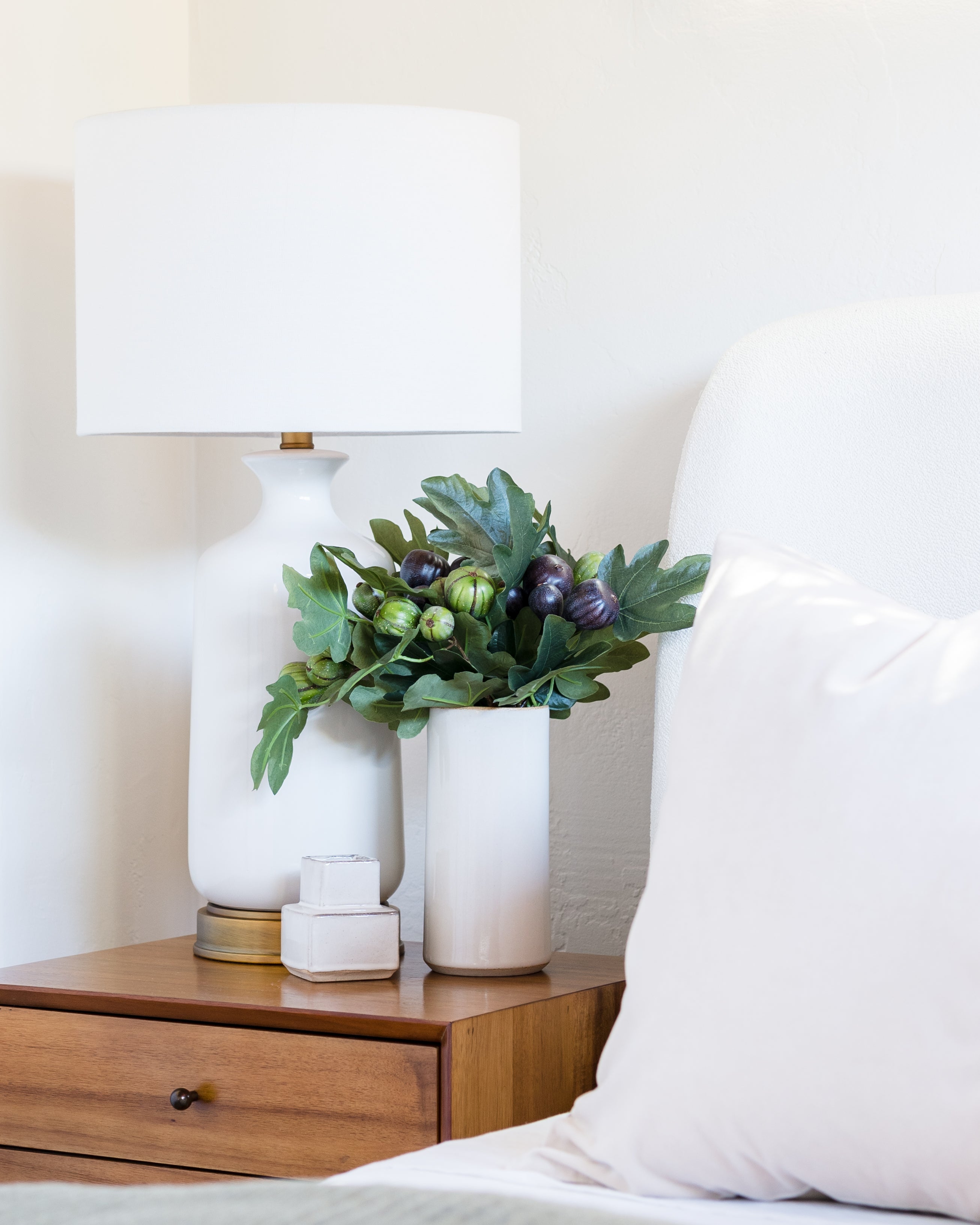 Stoneware White Minimal Vase