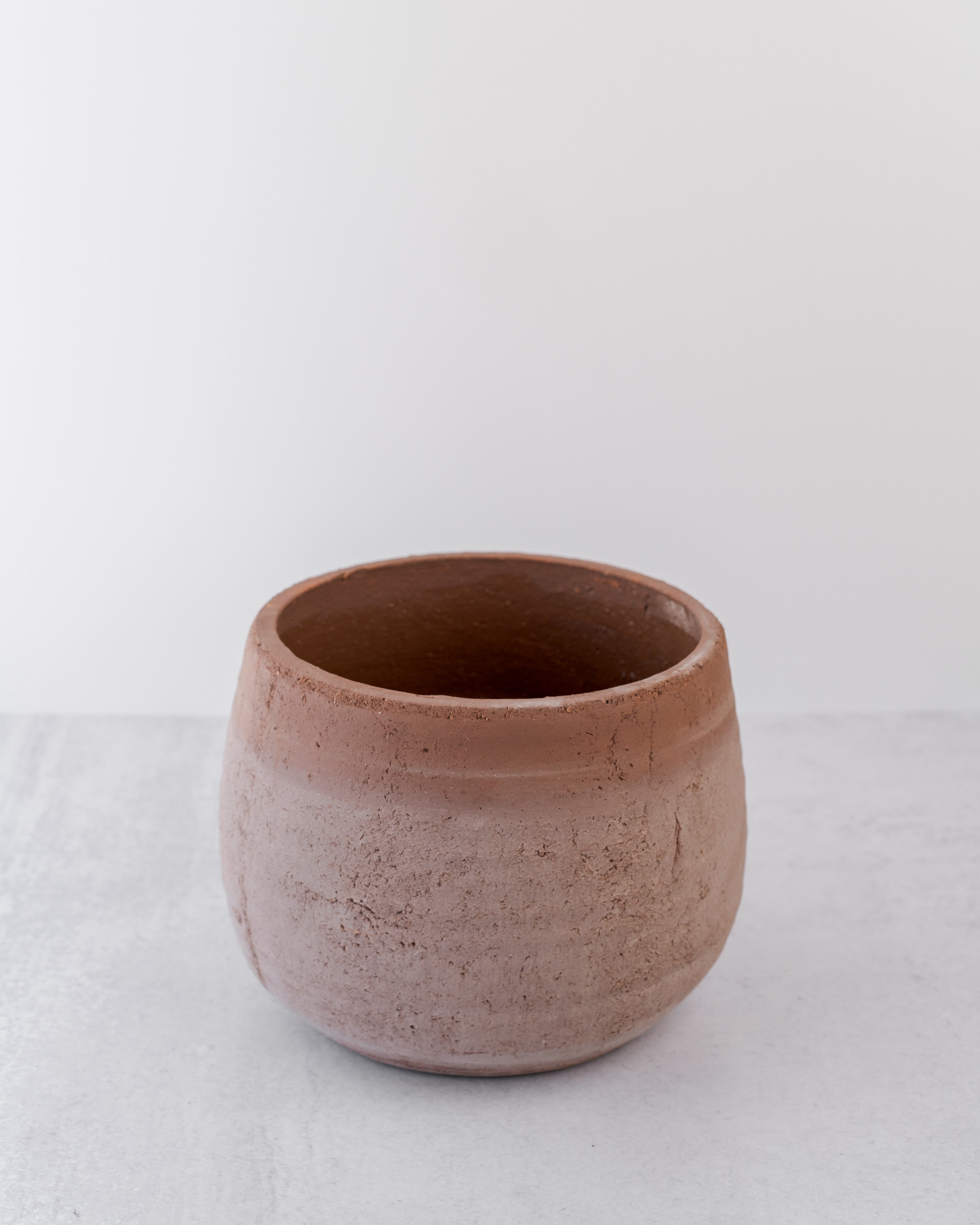 Whitewashed Terracotta Planter