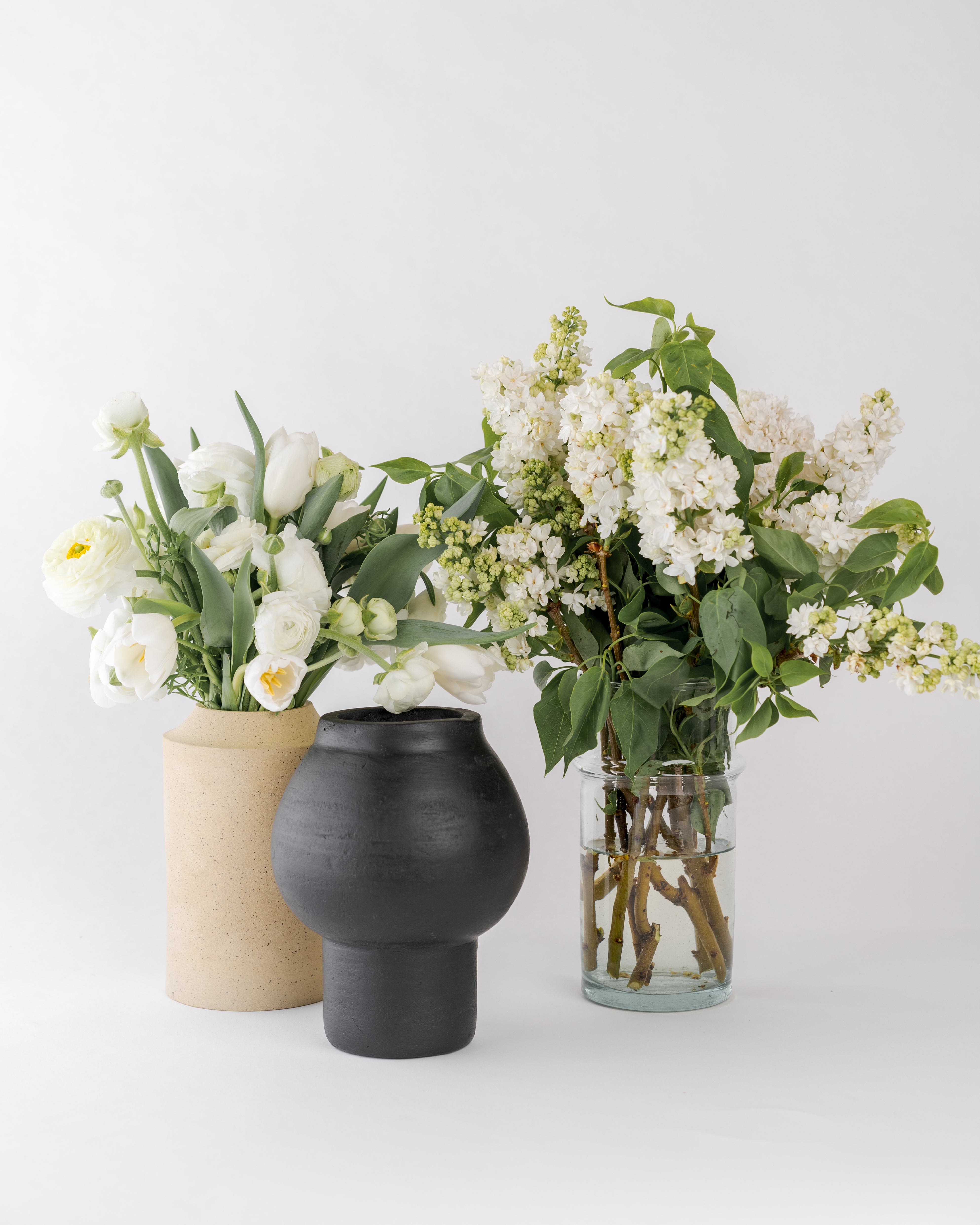 Black Terracotta Vase