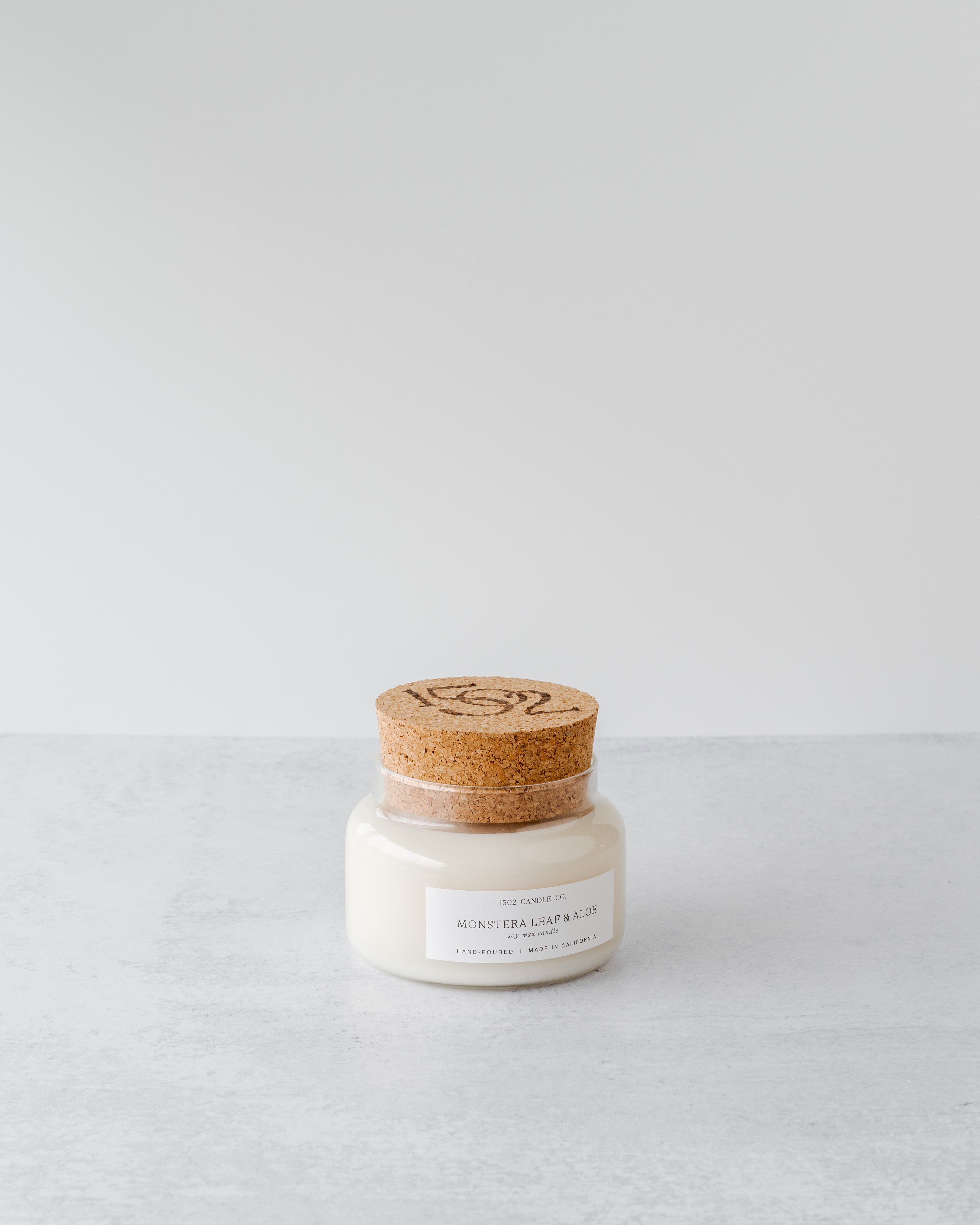 Monstera Leaf & Aloe Candle