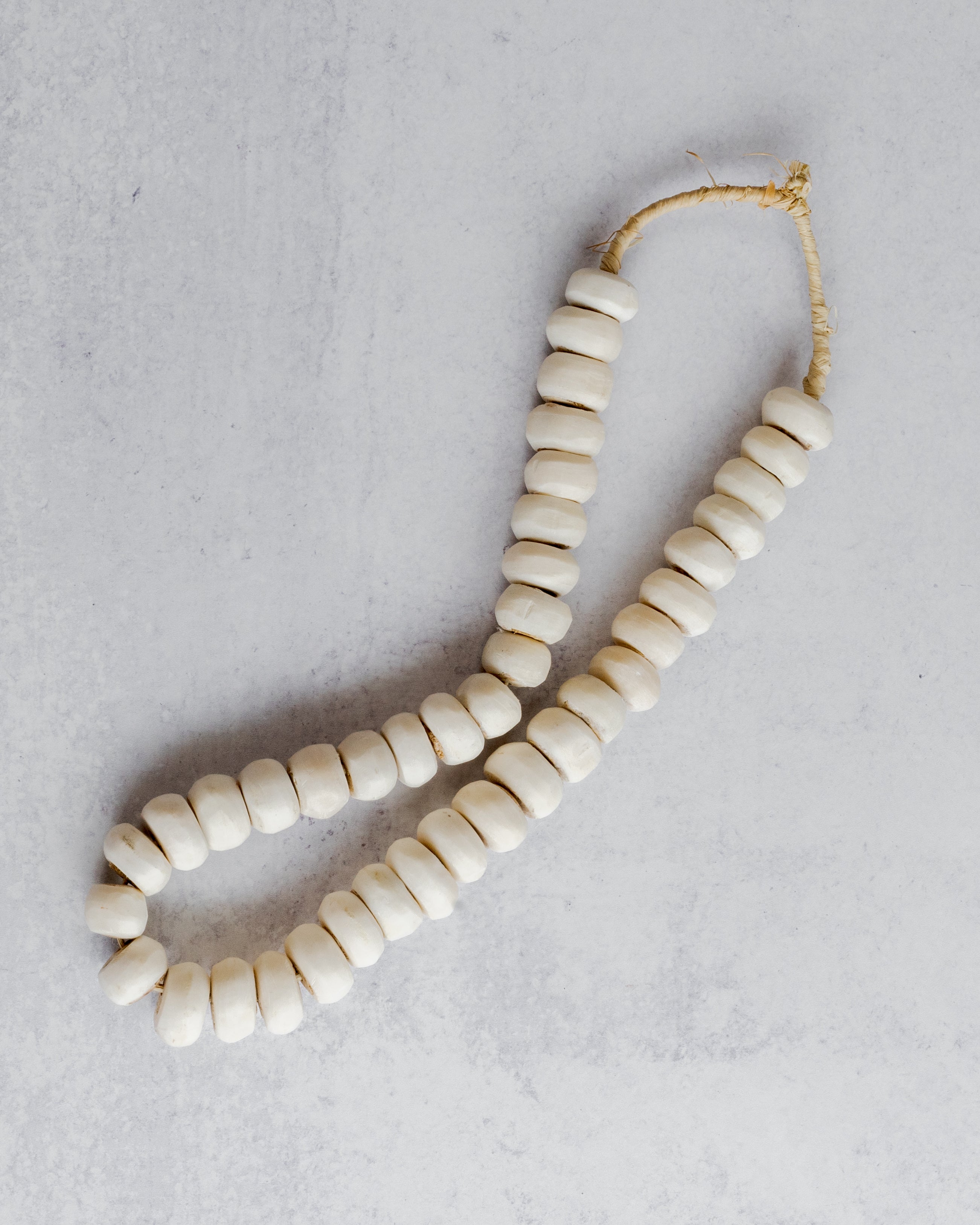 White Bone Beads