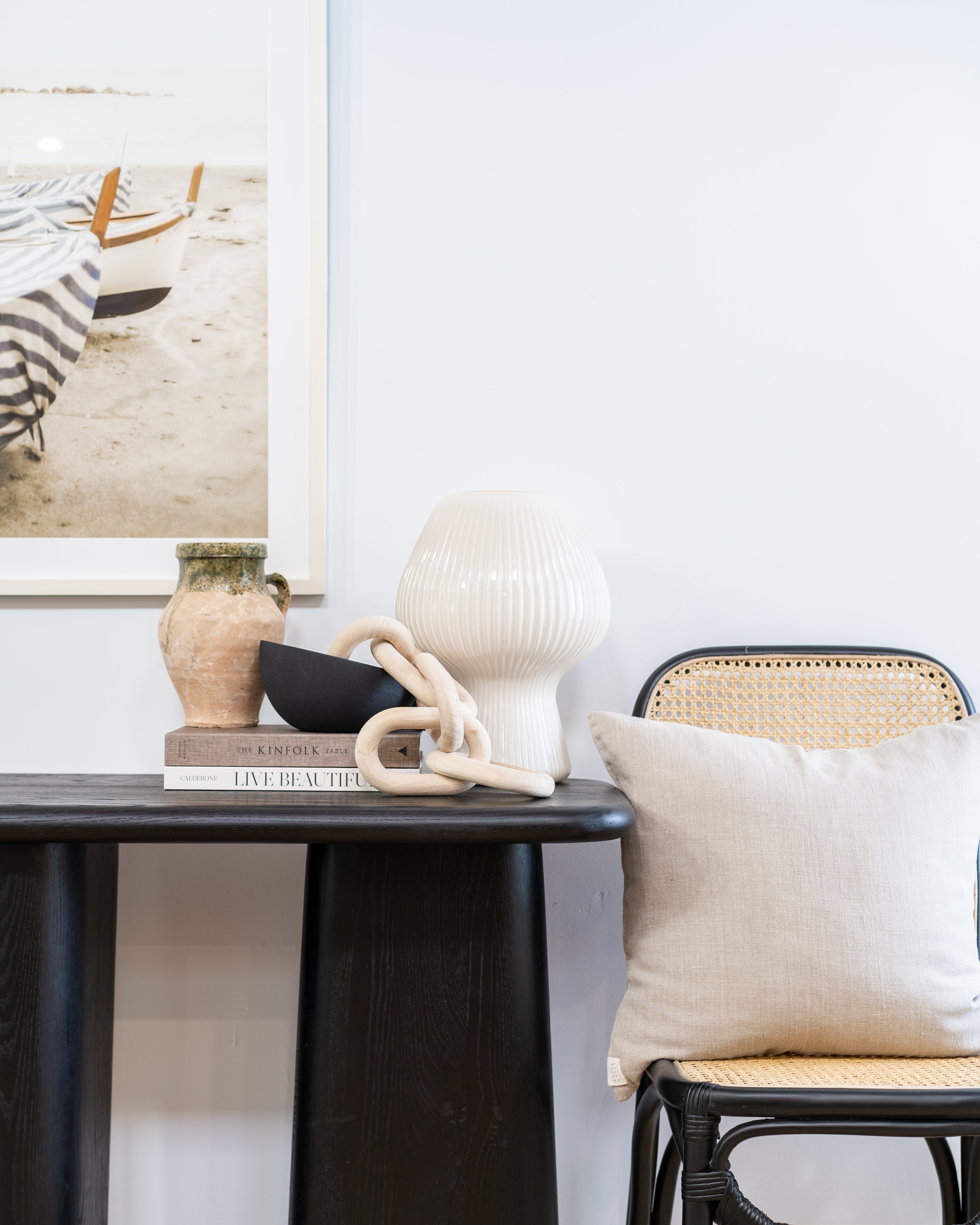 Found Green Amphora Jug