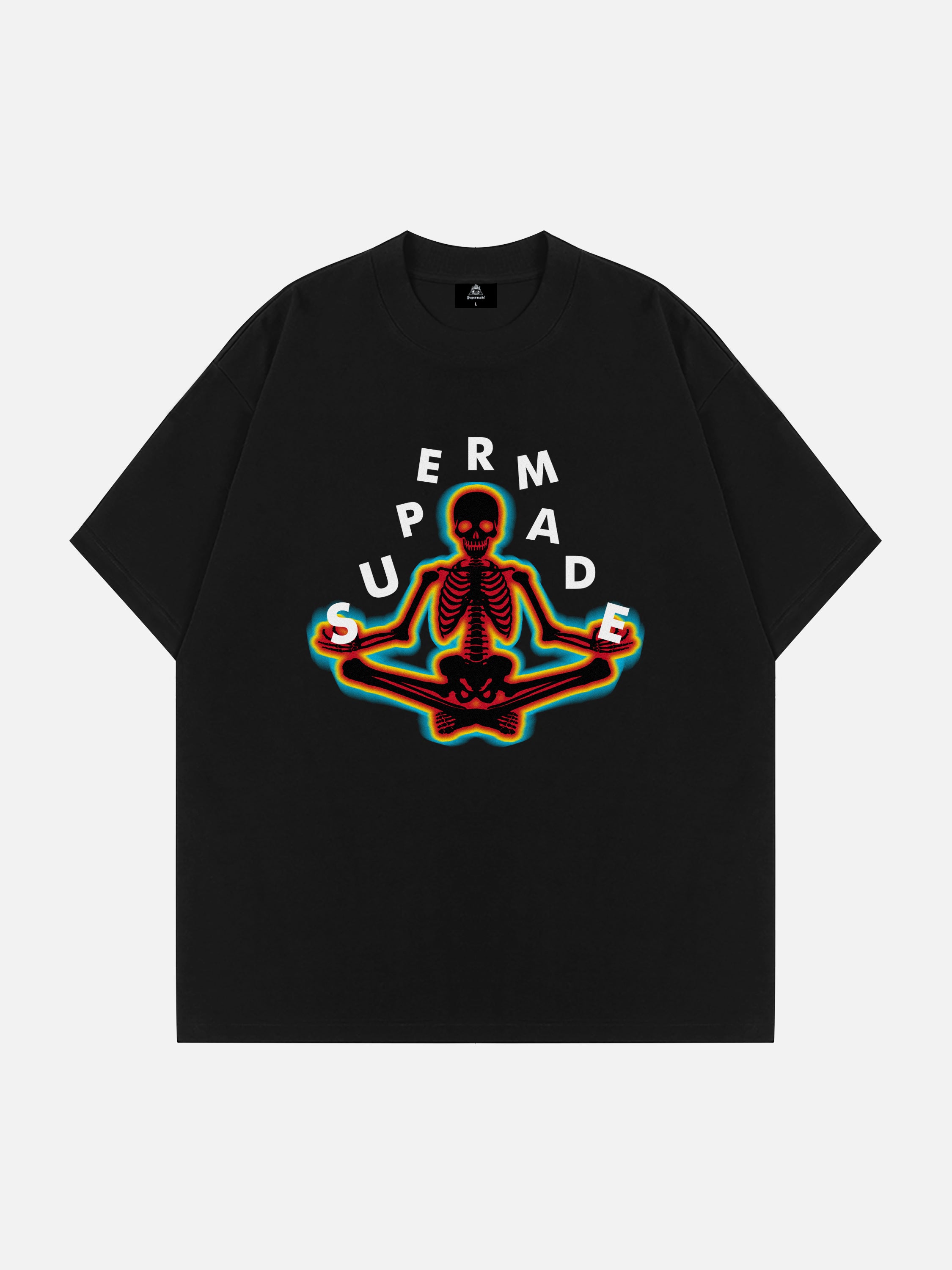 The Supermade Skull Print T-shirt