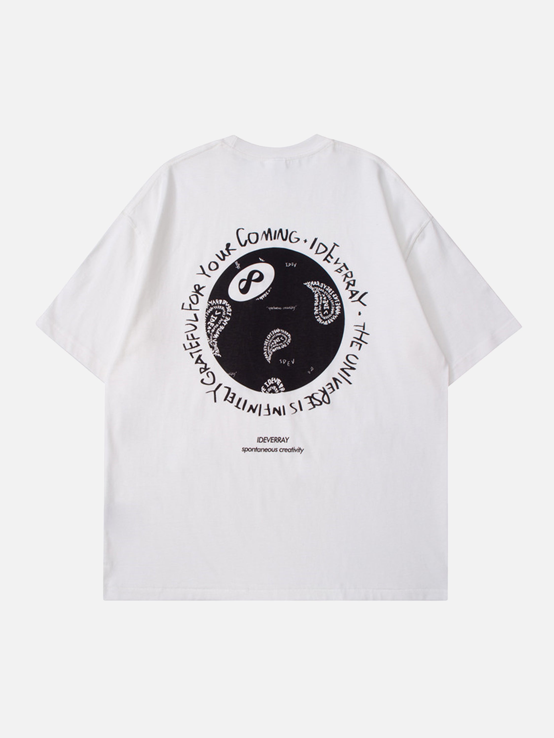 The Supermade Paisley Globe Print T-shirt