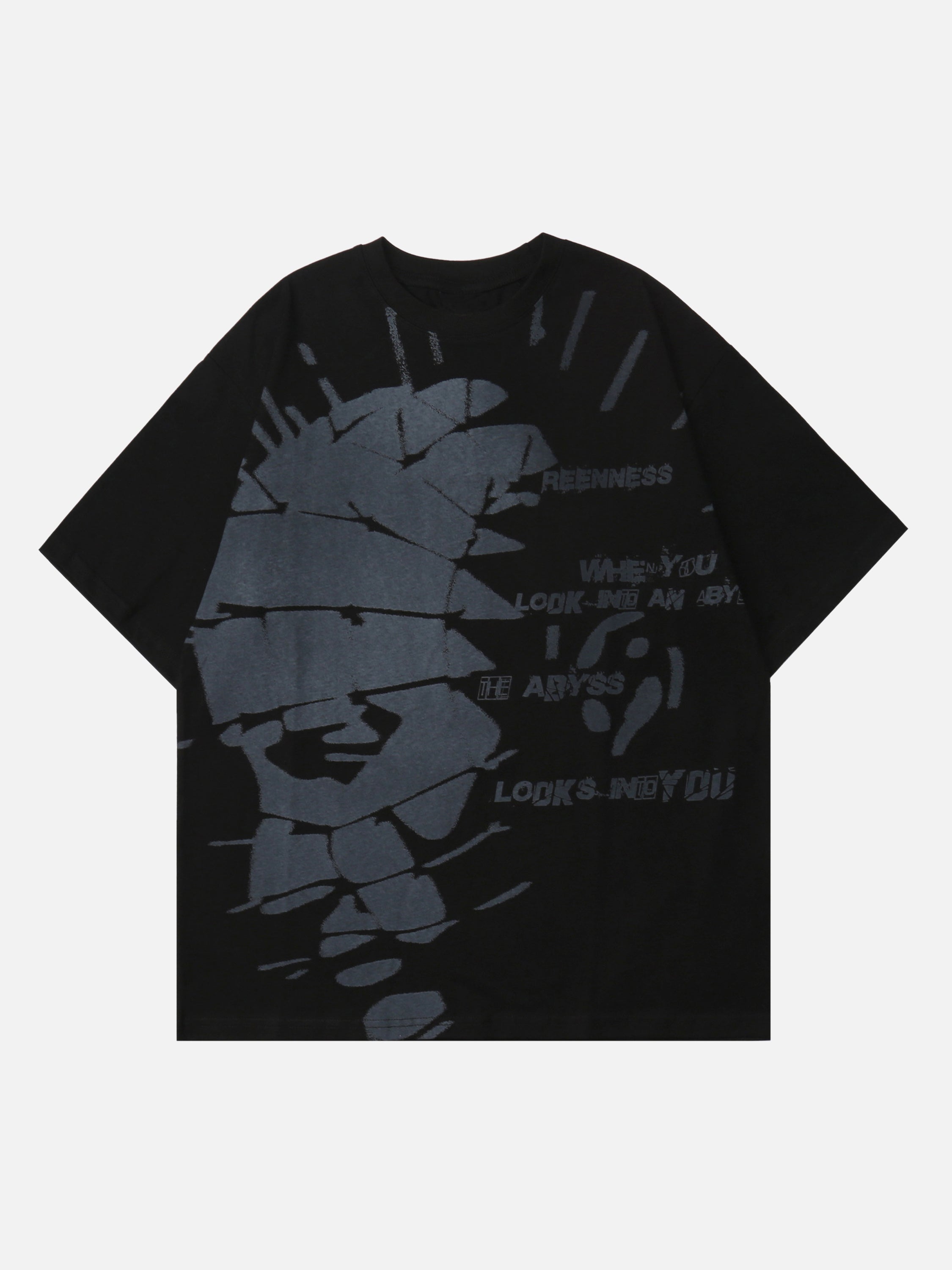 The Supermade Abstract Robot Figure Print T-shirt