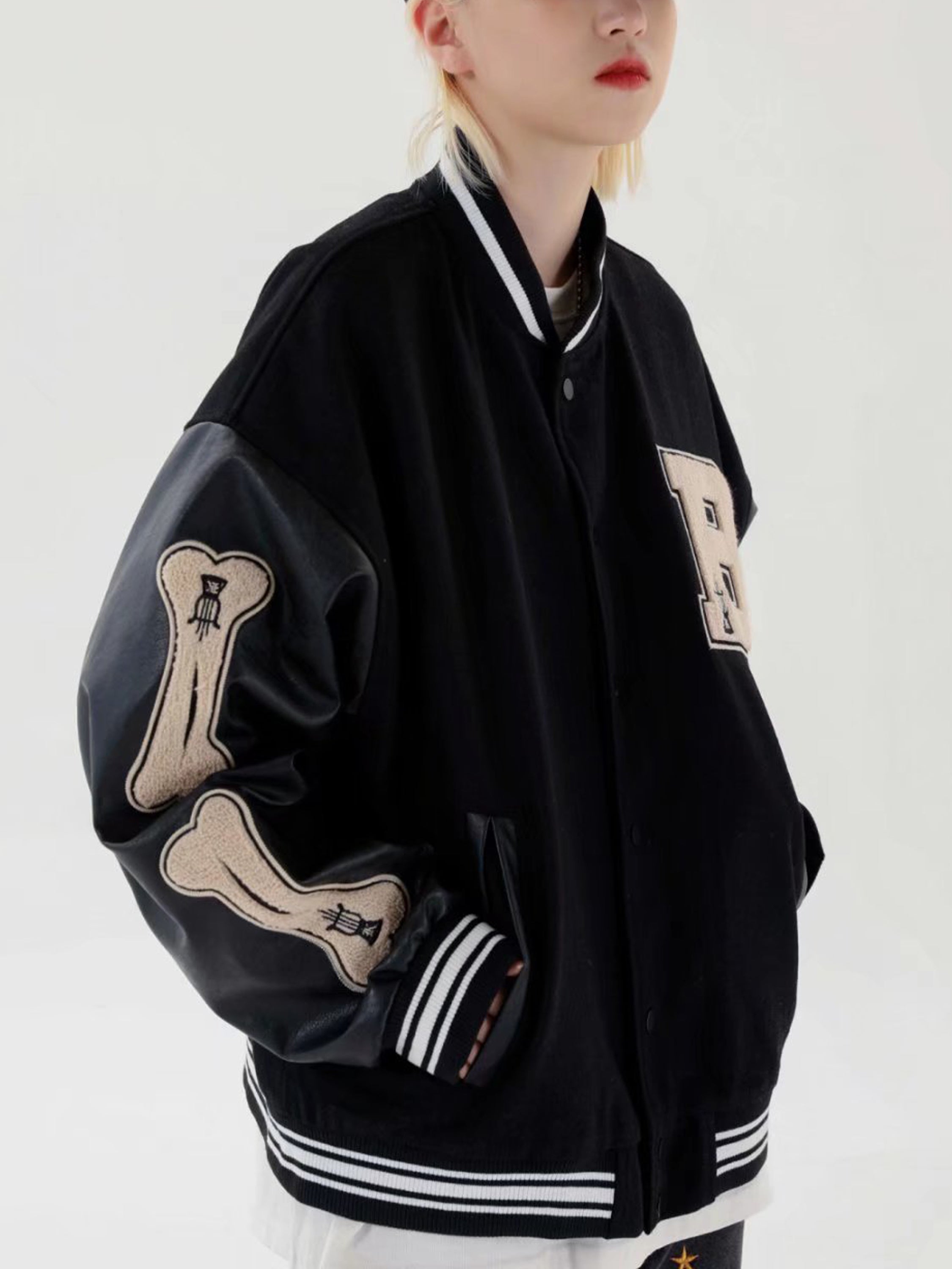 The Supermade Retro Alphabet Embroidery Jacket