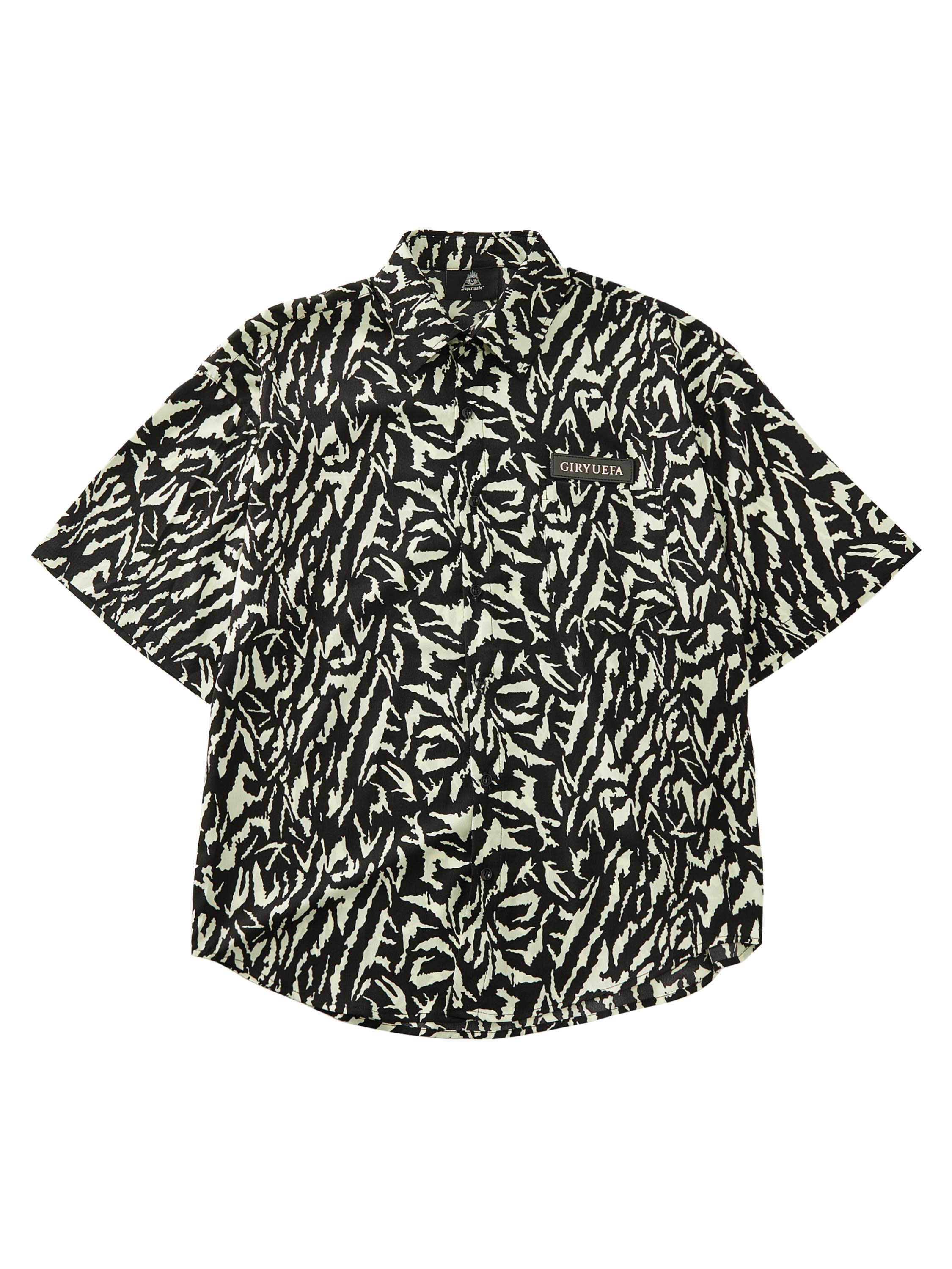 The Supermade Zebra Printed Shirt