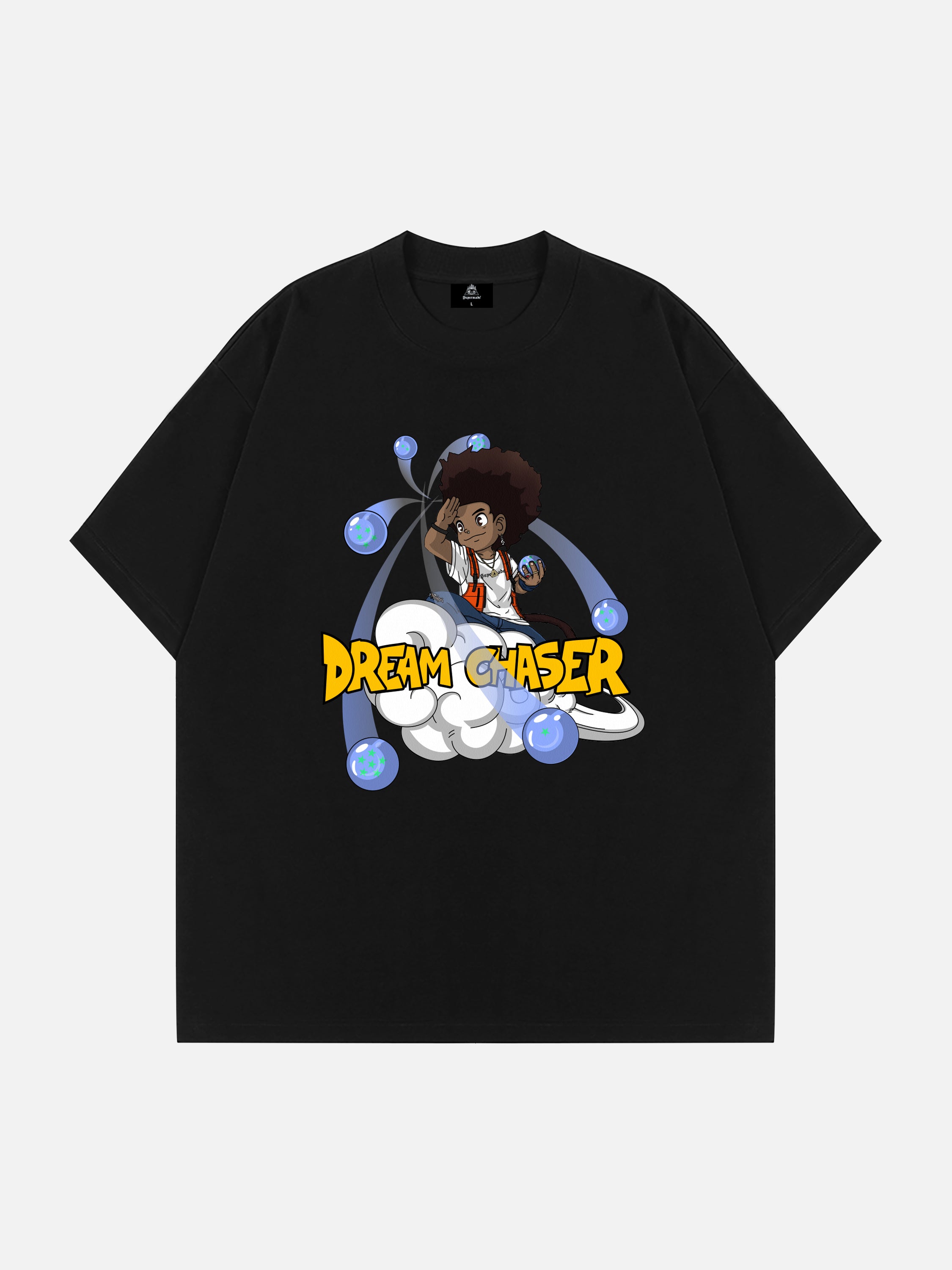The Supermade Goku Cartoon Print T-shirt