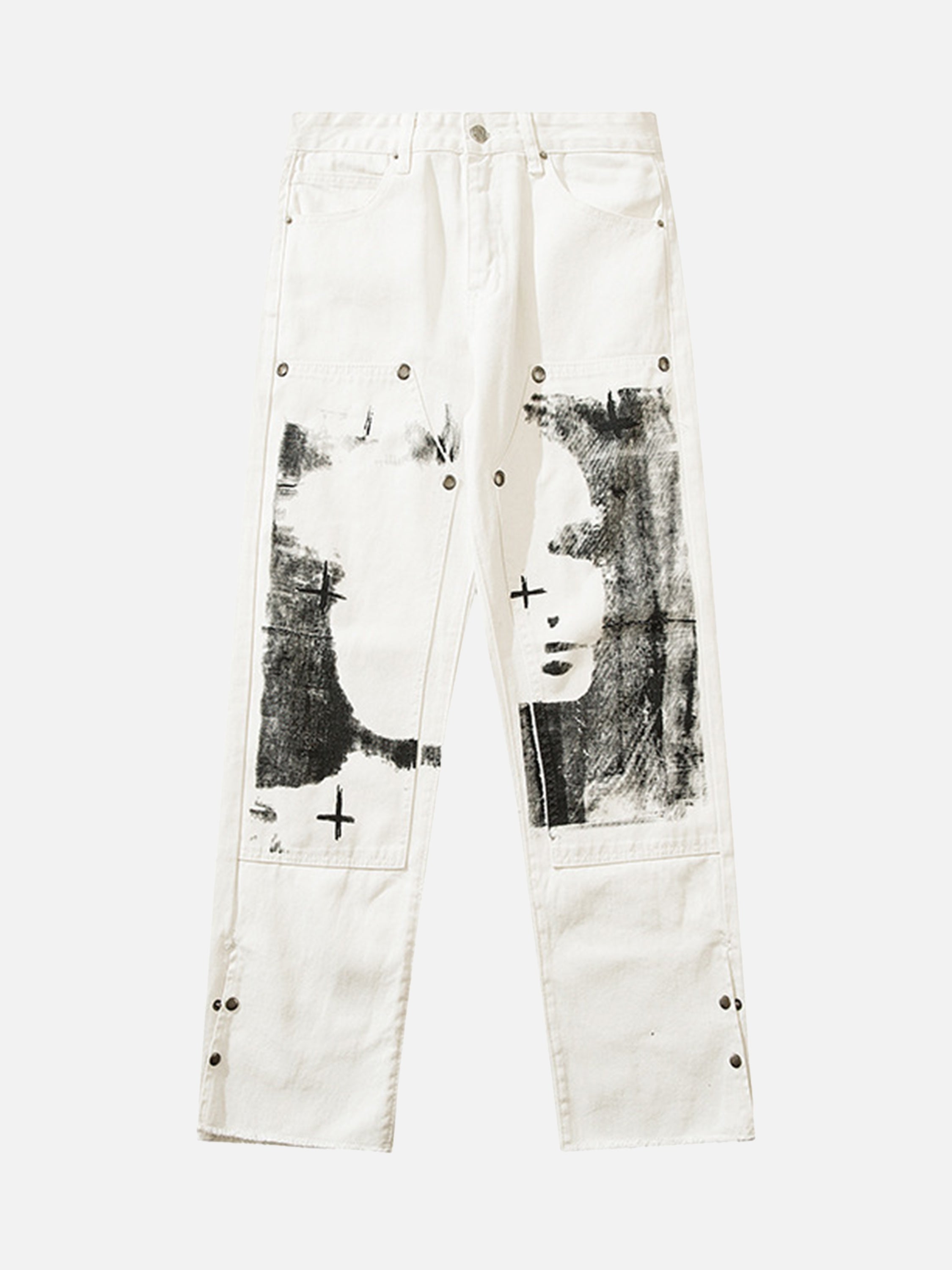 The Supermade Graffiti Print Track Pants -1184