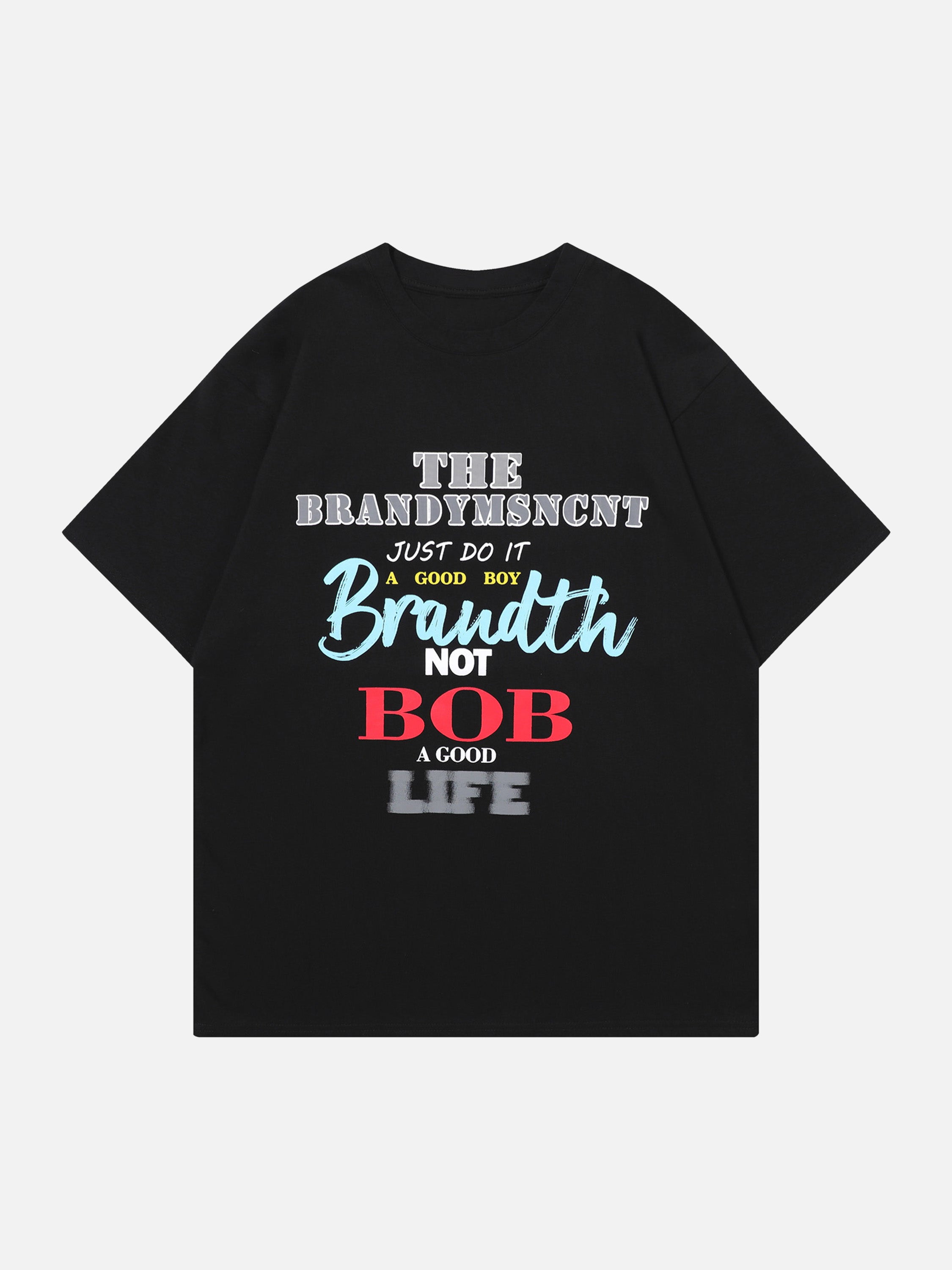 The Supermade Rainbow Letter Print T-shirt