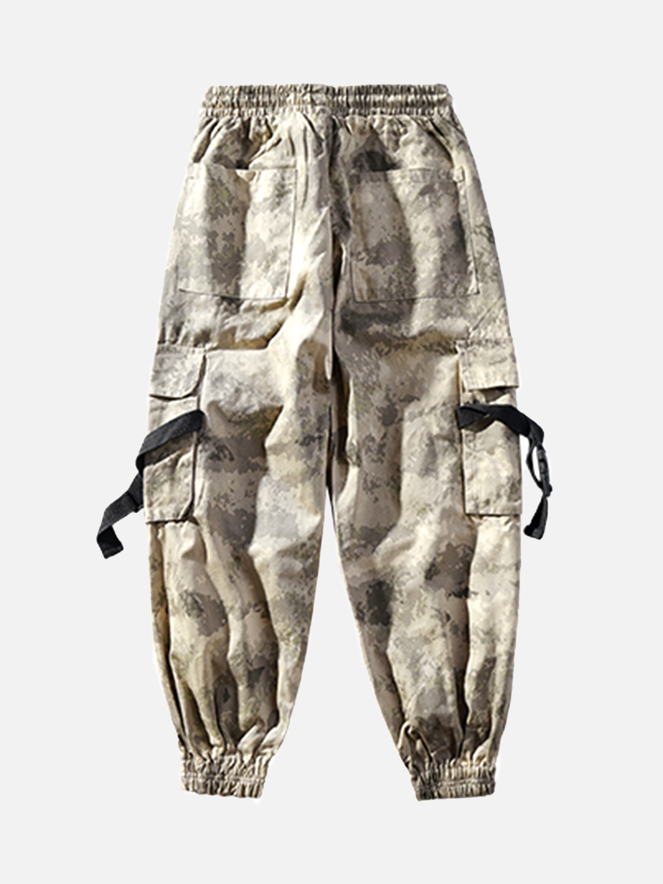 The Supermade Camouflage Belt Details Cargo Pants