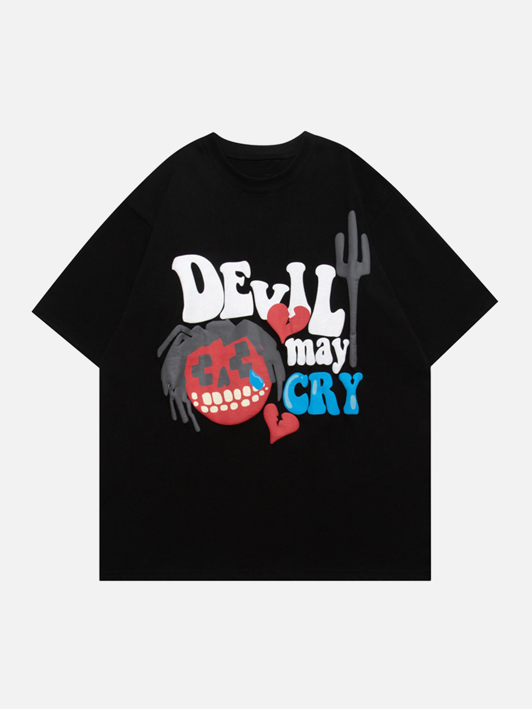 The Supermade Devil Alphabet Graphic T-Shirts
