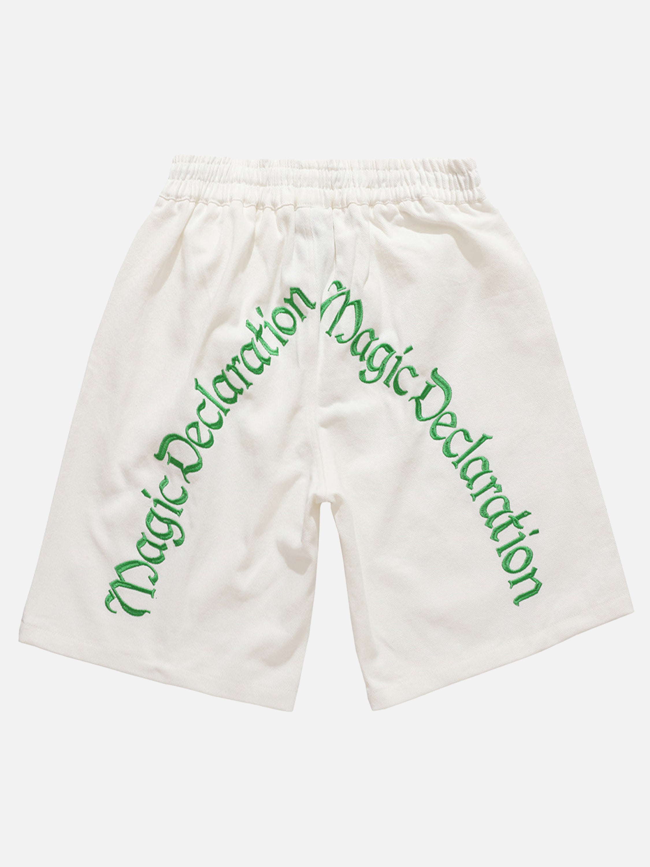 The Supermade Letter Embroidered Casual Shorts -1126