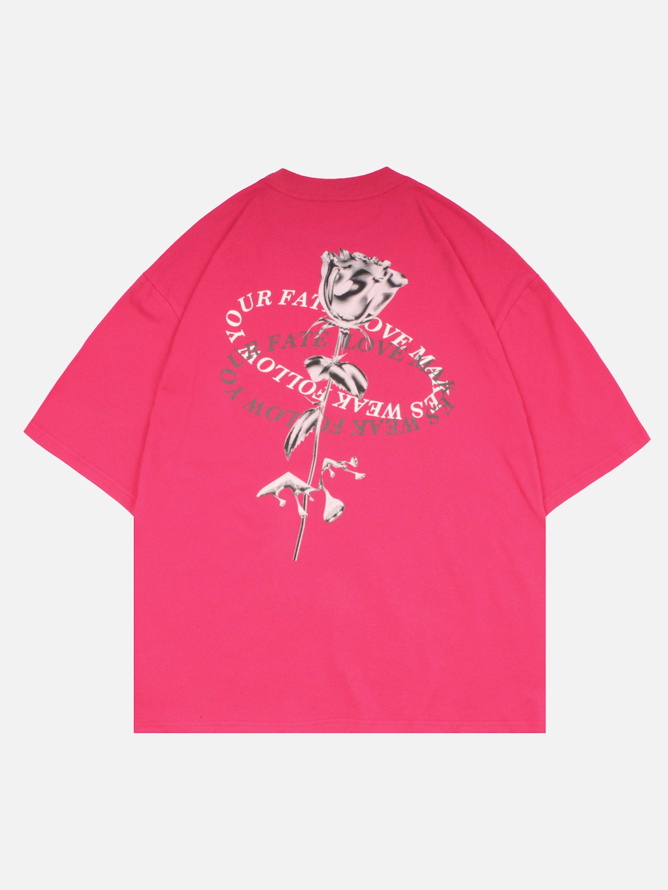 The Supermade Rose Print T-shirt