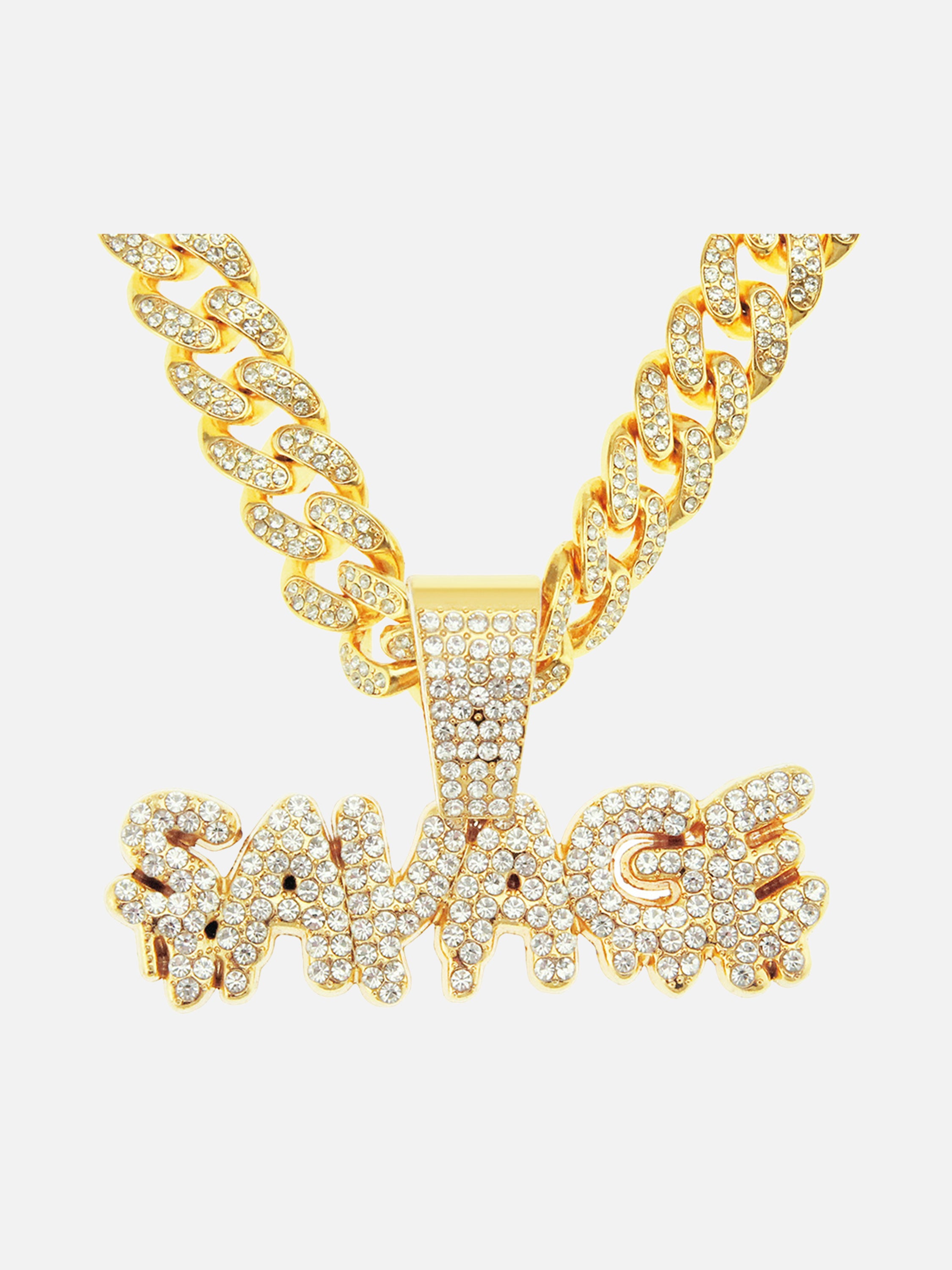 The Supermade Savage Letter Pendant Necklace -1134