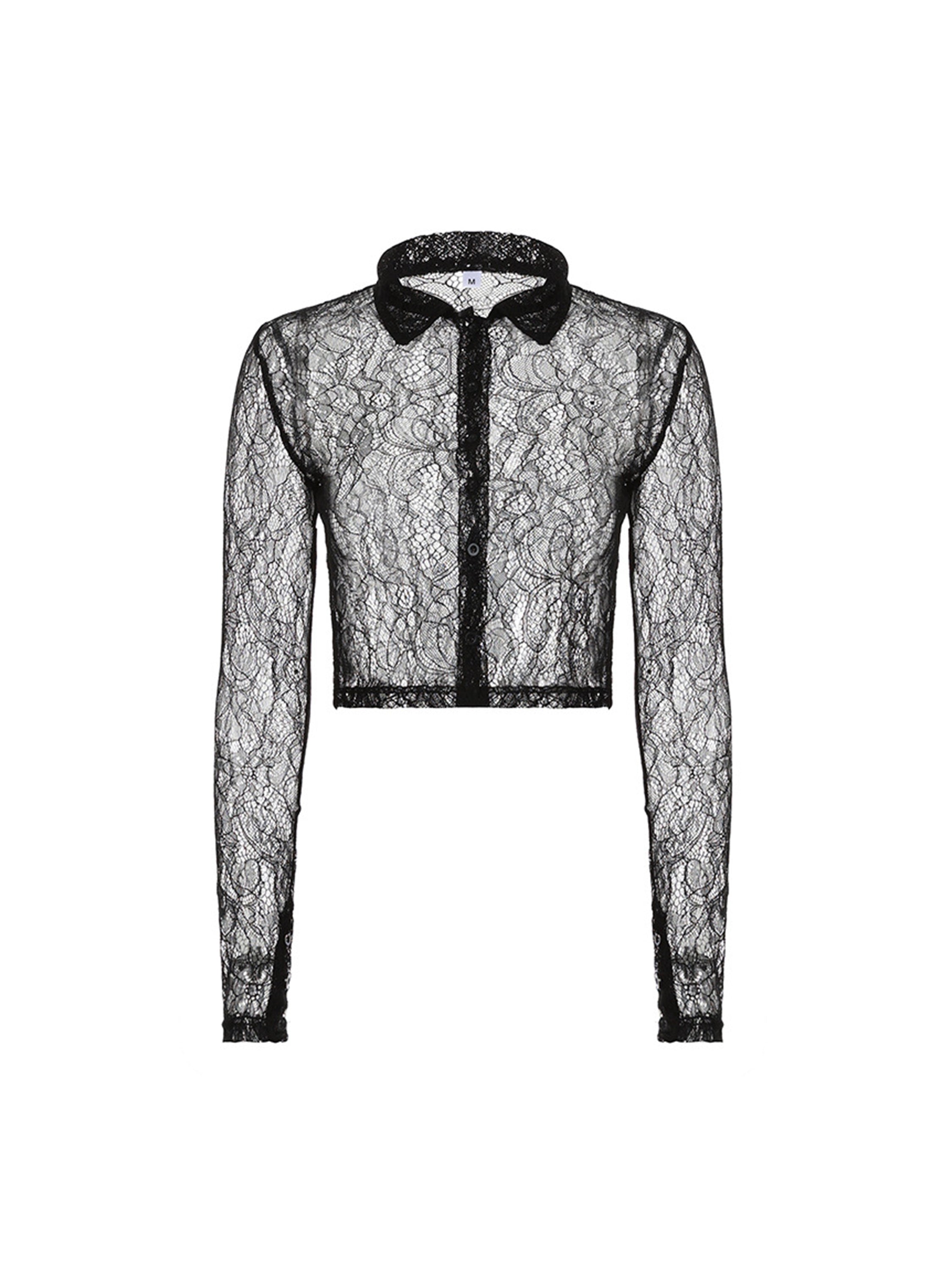 The Supermade Sheer Lace Shirt