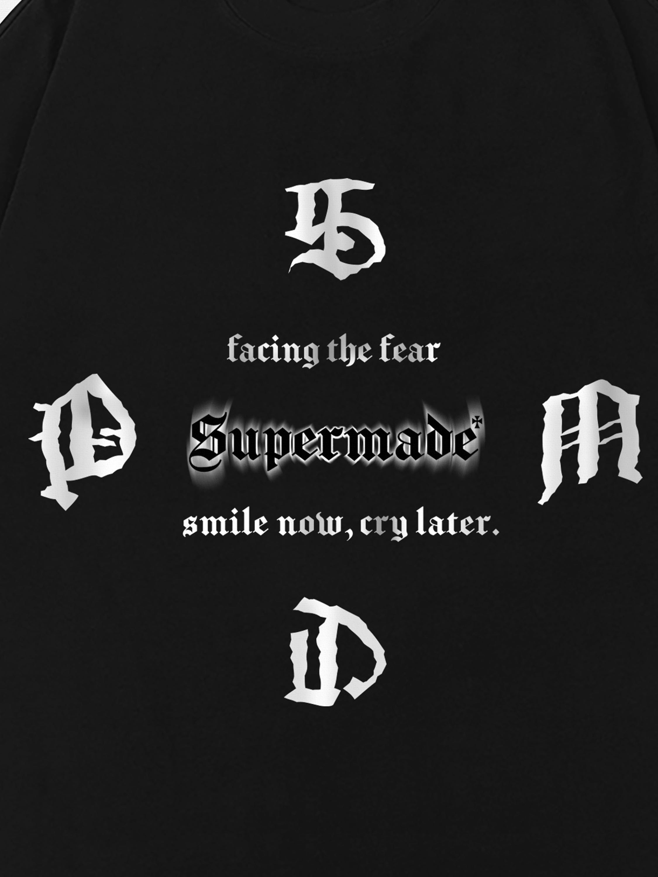 The Supermade Letter Print T-shirt