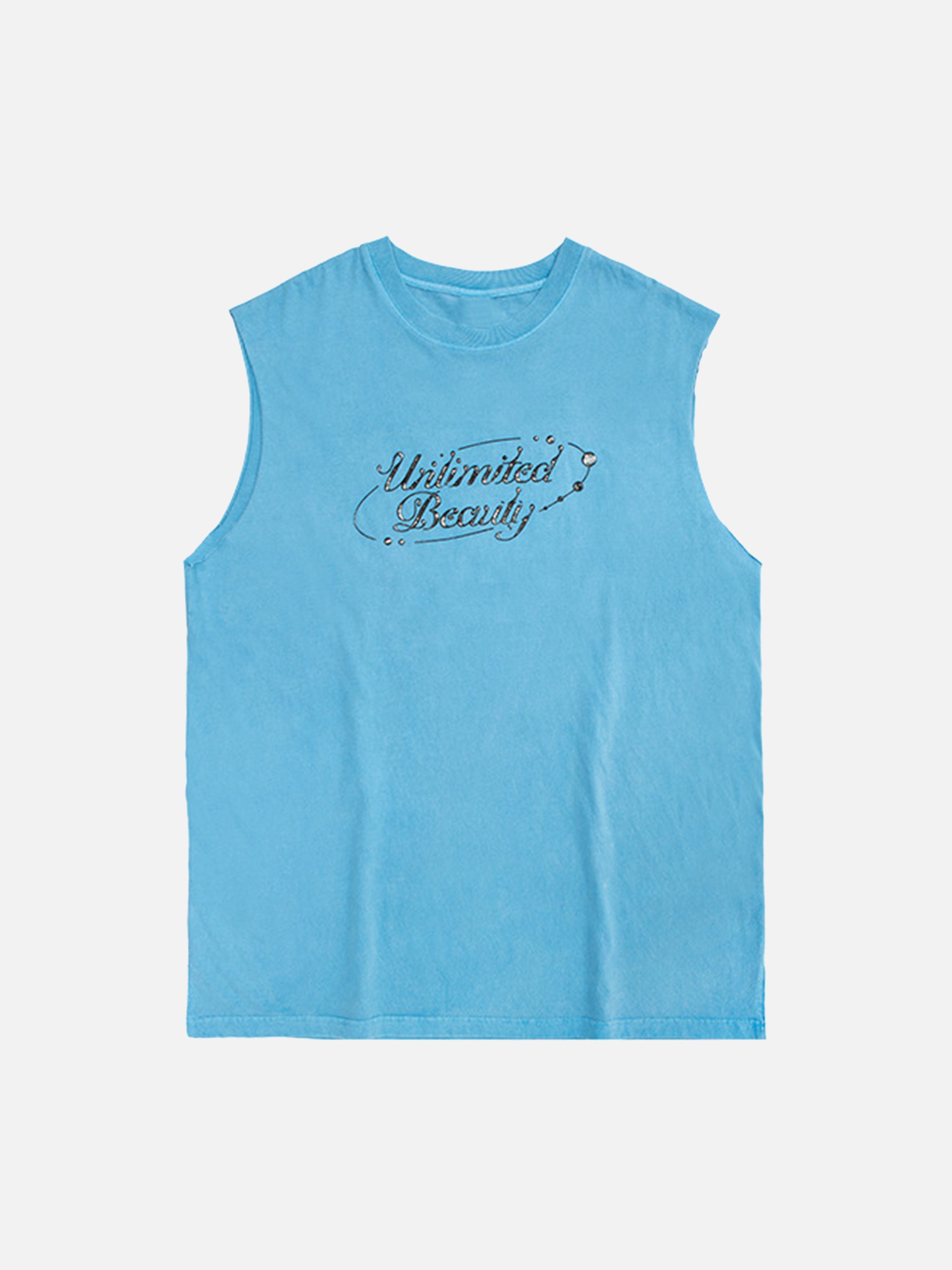 The Supermade Monogram Print Vest Letter