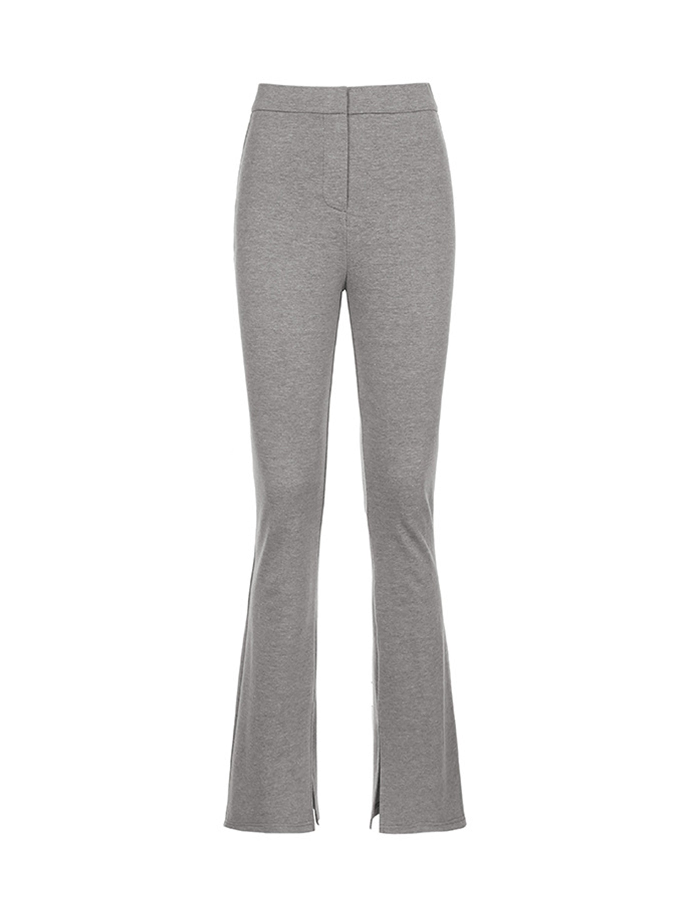 The Supermade Solid Color Slit Sweatpants