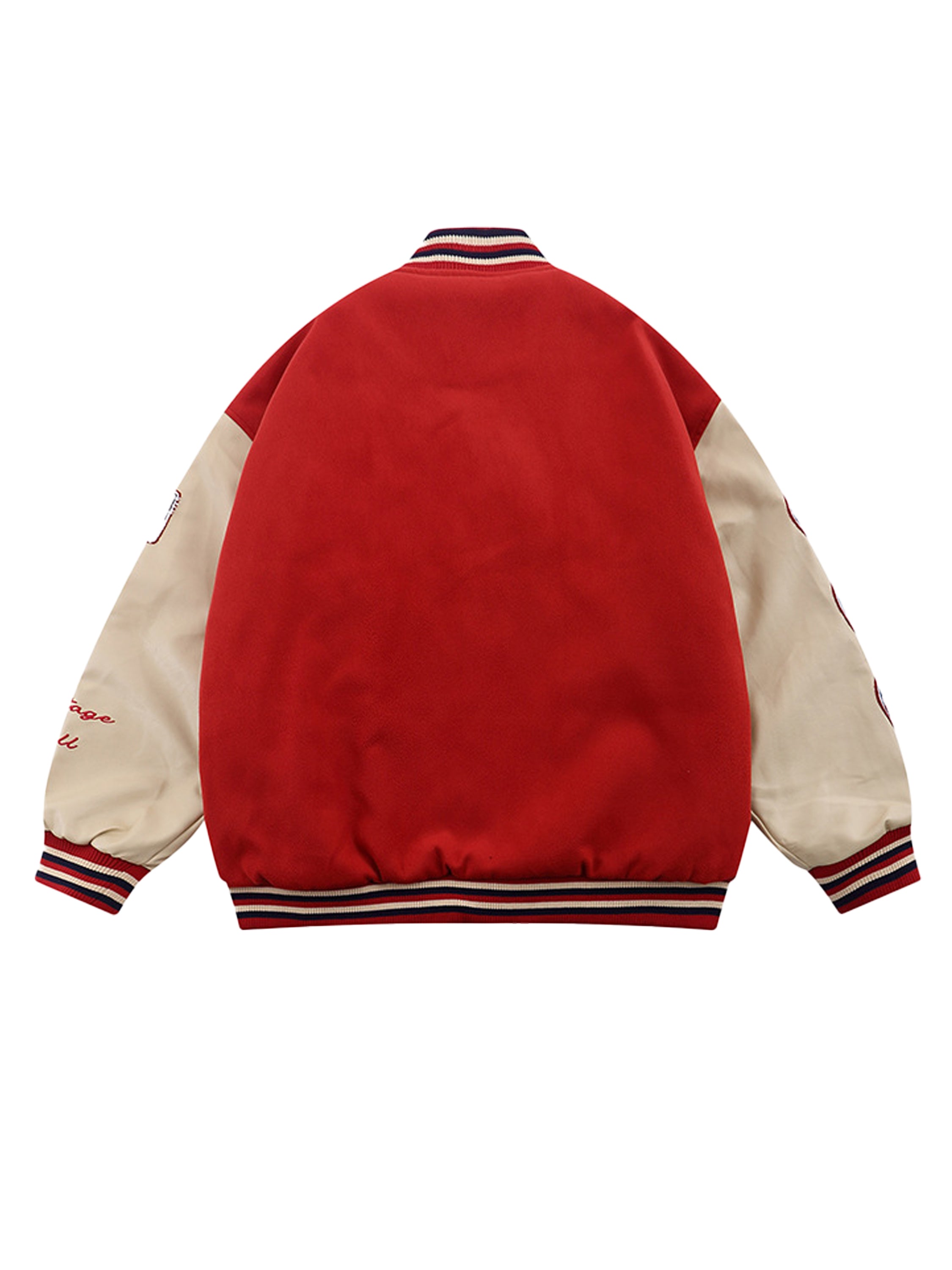 The Supermade Alphabet Embroidery Bomber Jacket