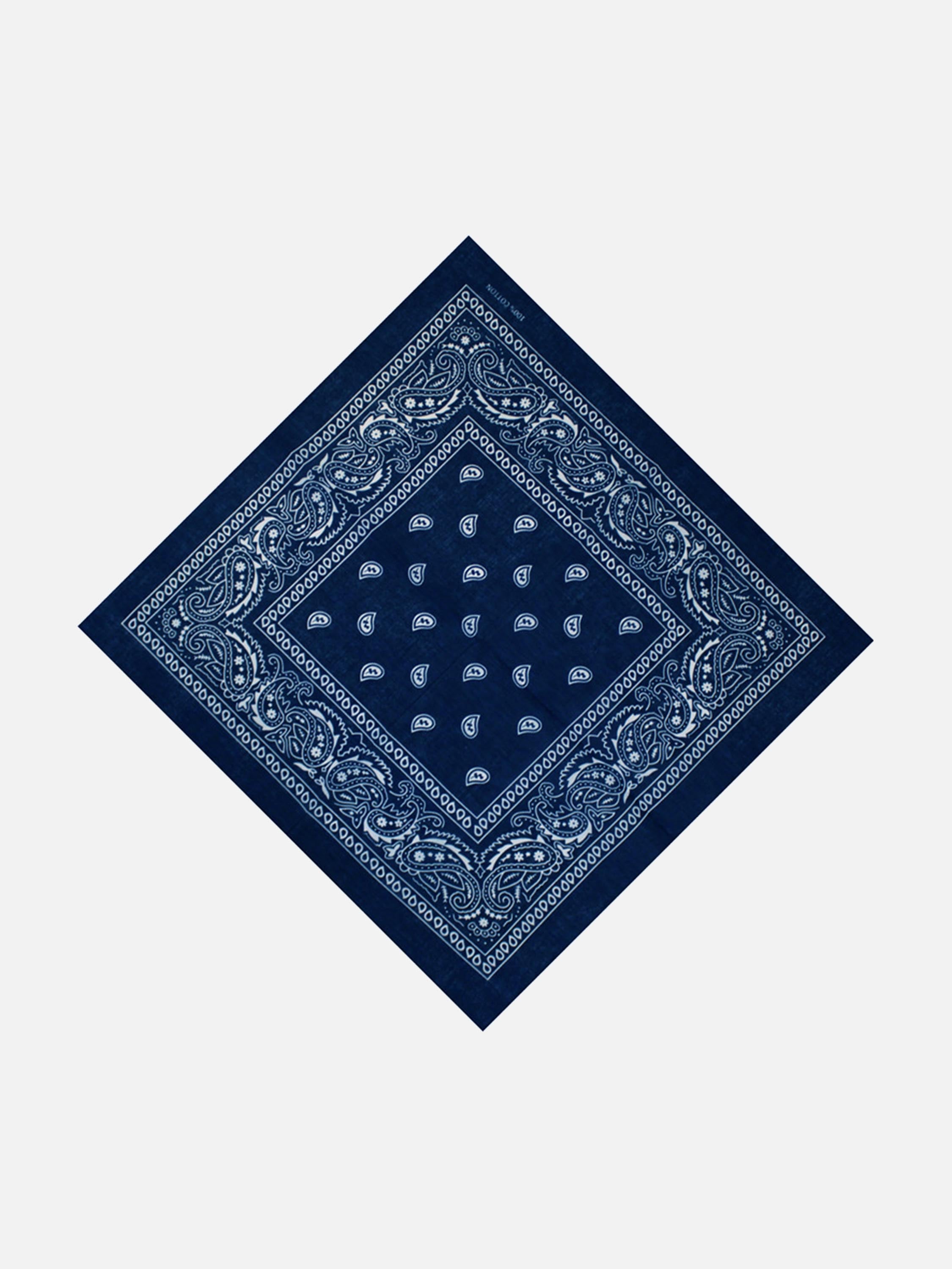 The Supermade Paisley Bandana Square Scarf