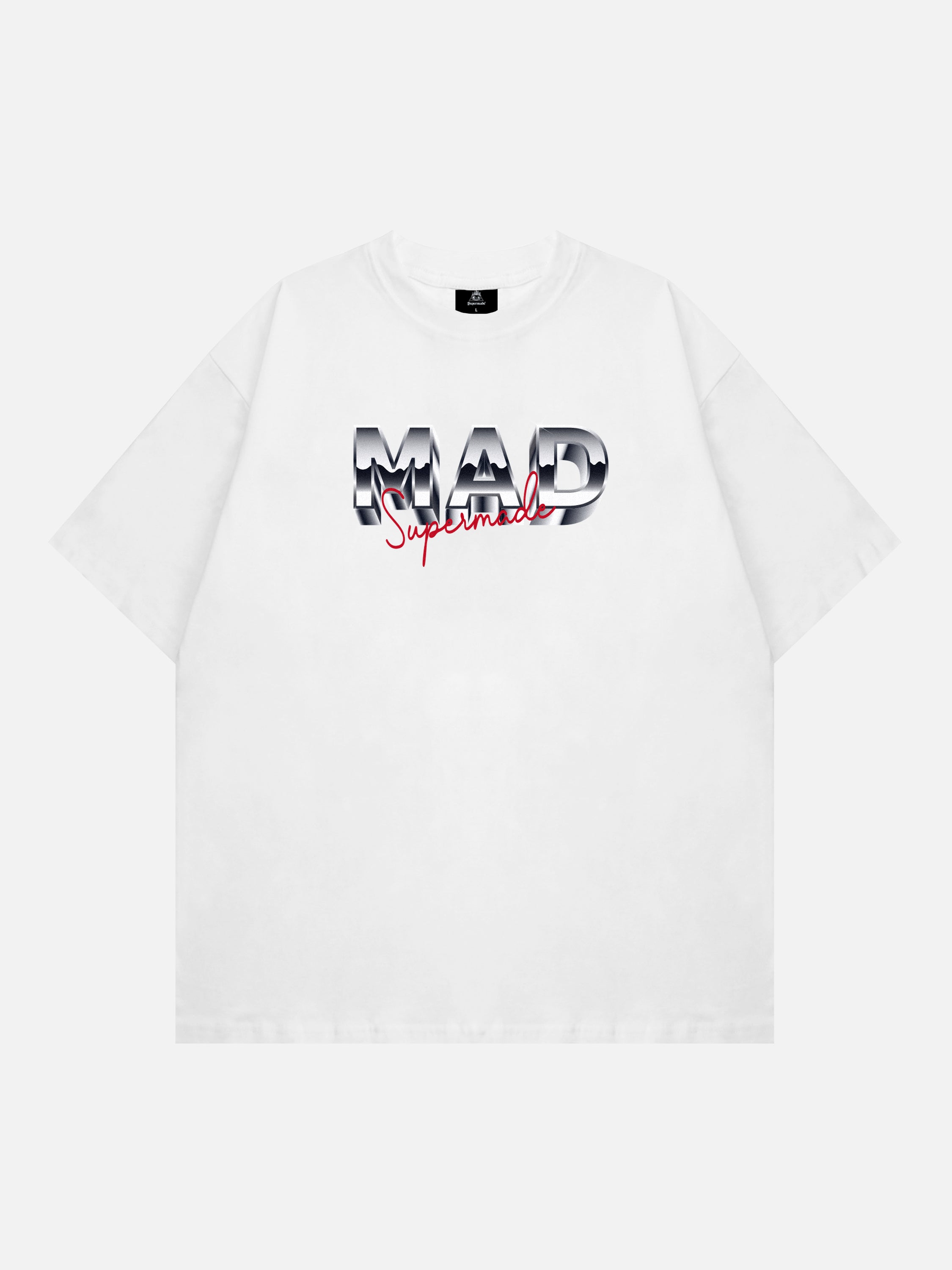 The Supermade ''MAD'' Letter Print T-shirt