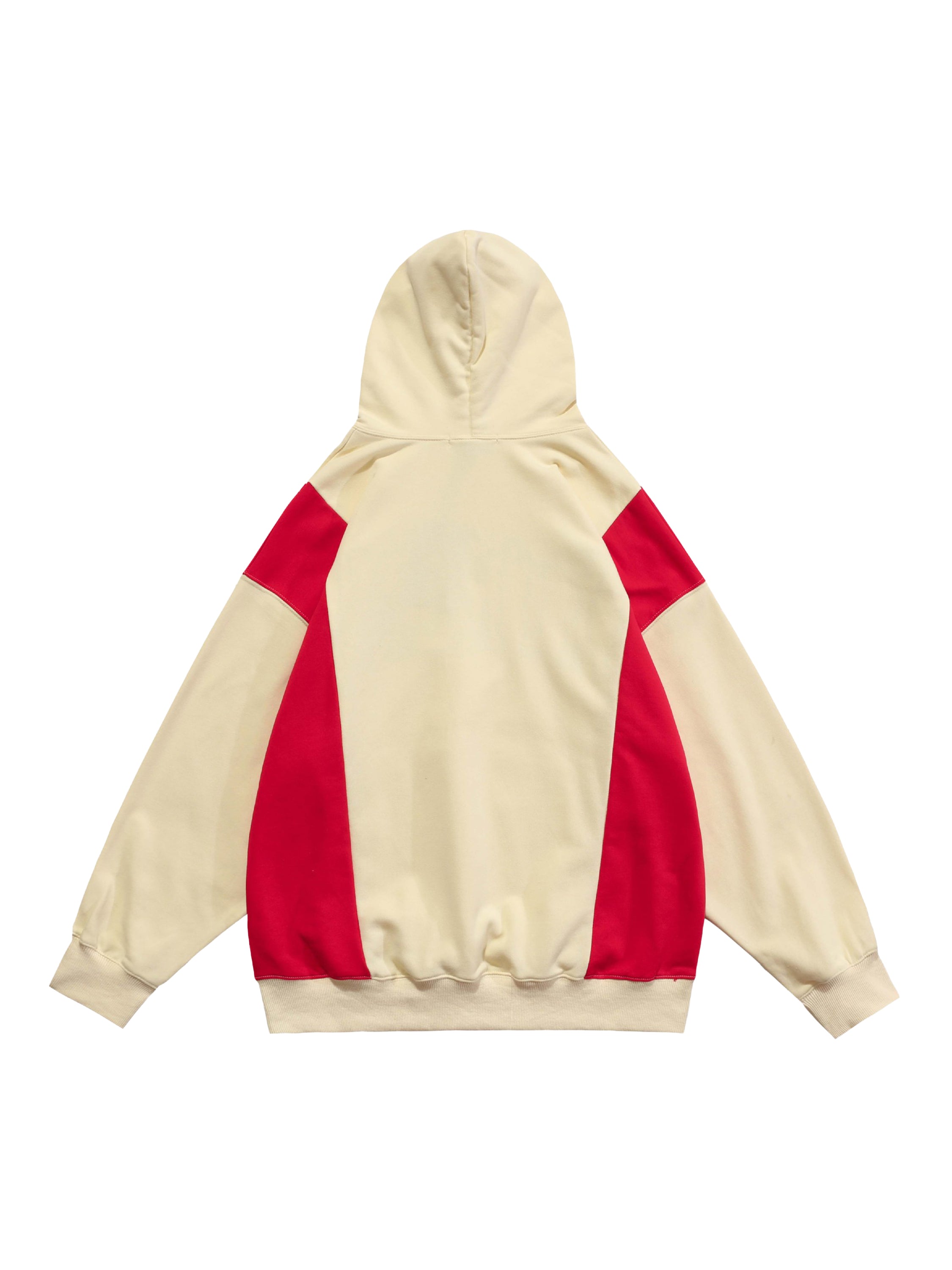 The Supermade Colorblock Letter Embroidered Hoodie