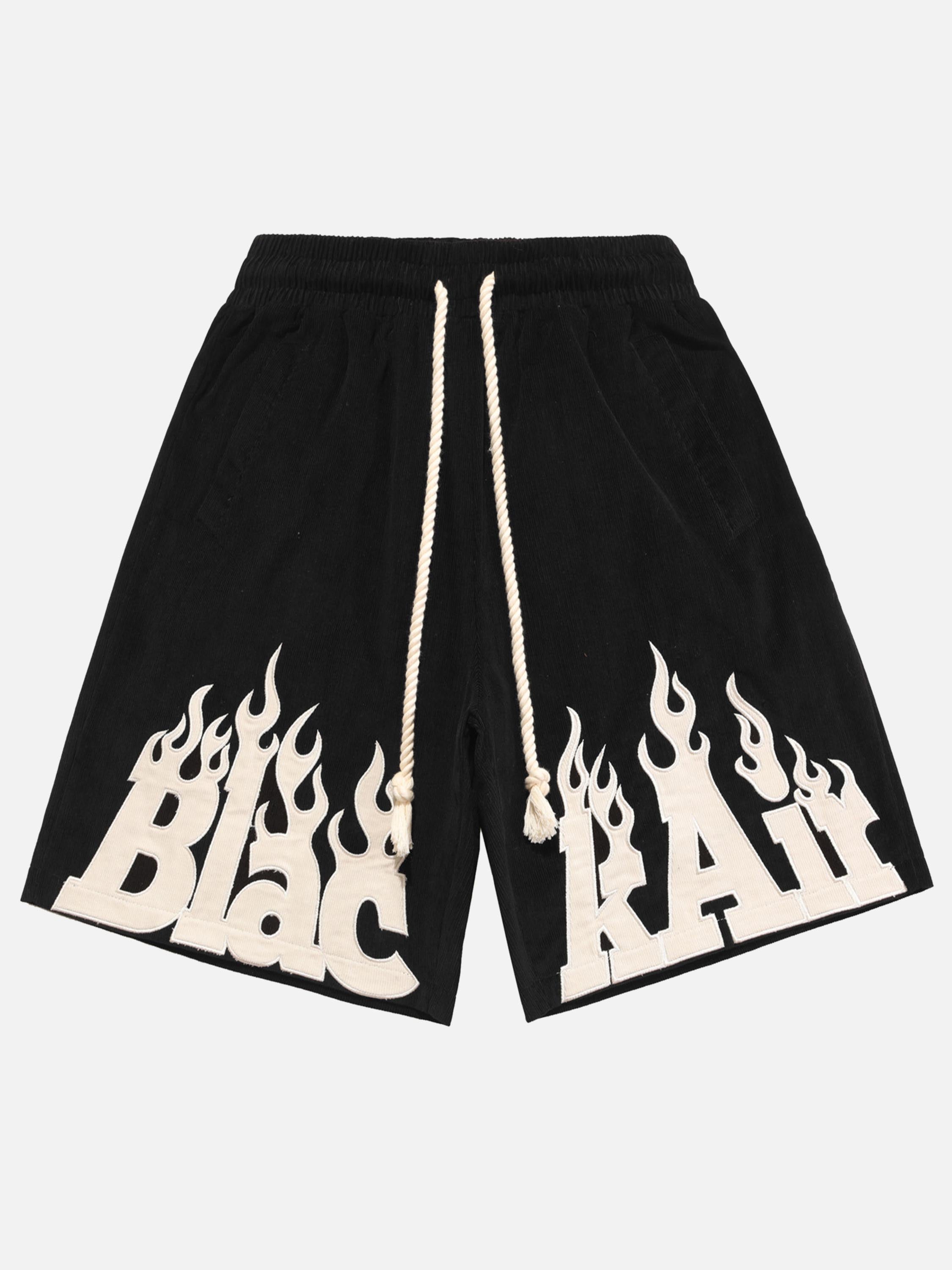 The Supermade Flame Embroidered Corduroy Shorts