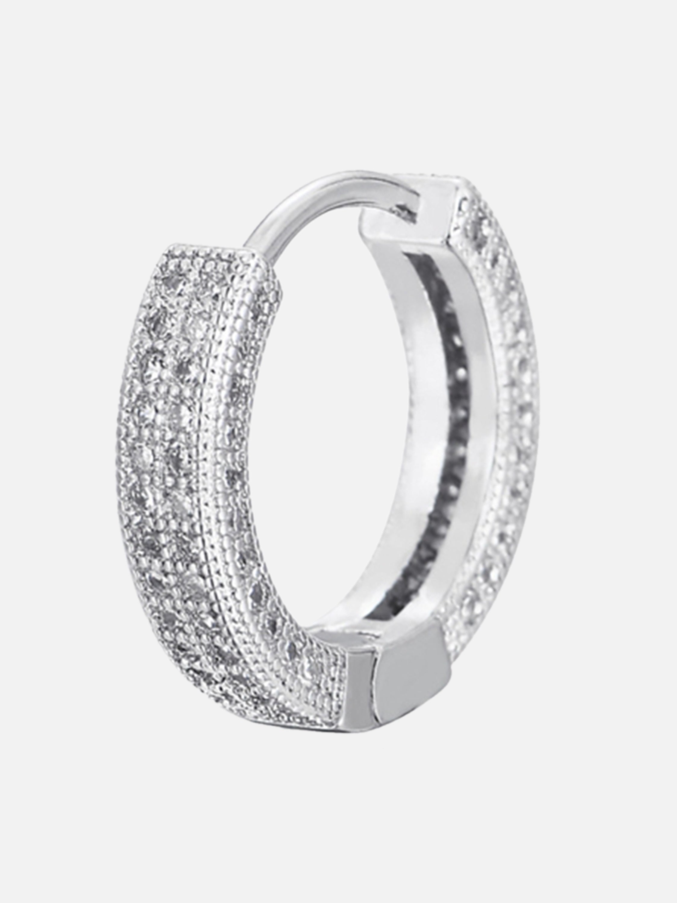 The Supermade Diamond Hip Hop Earrings Studs