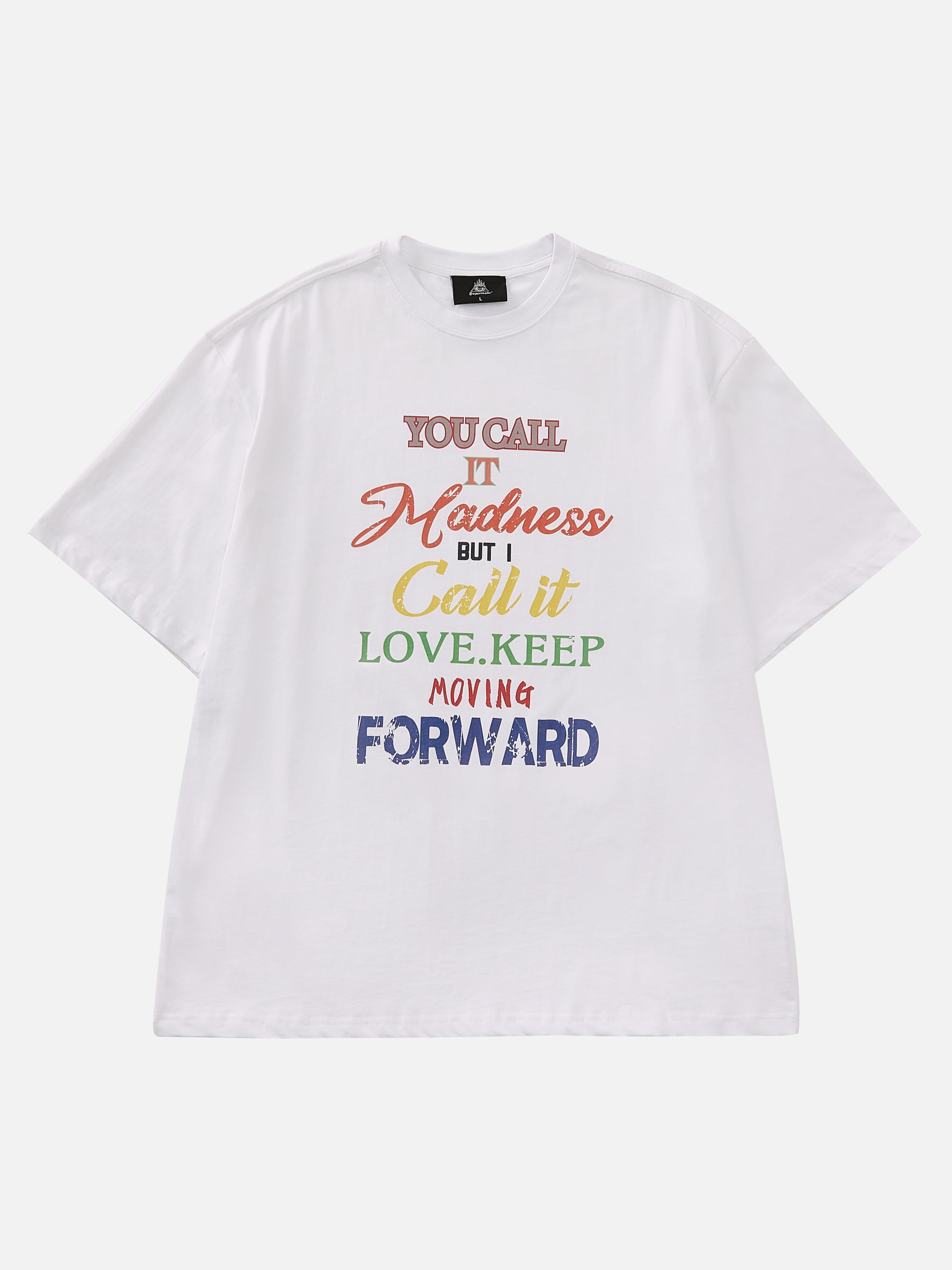 The Supermade Retro Letter Print T-shirt