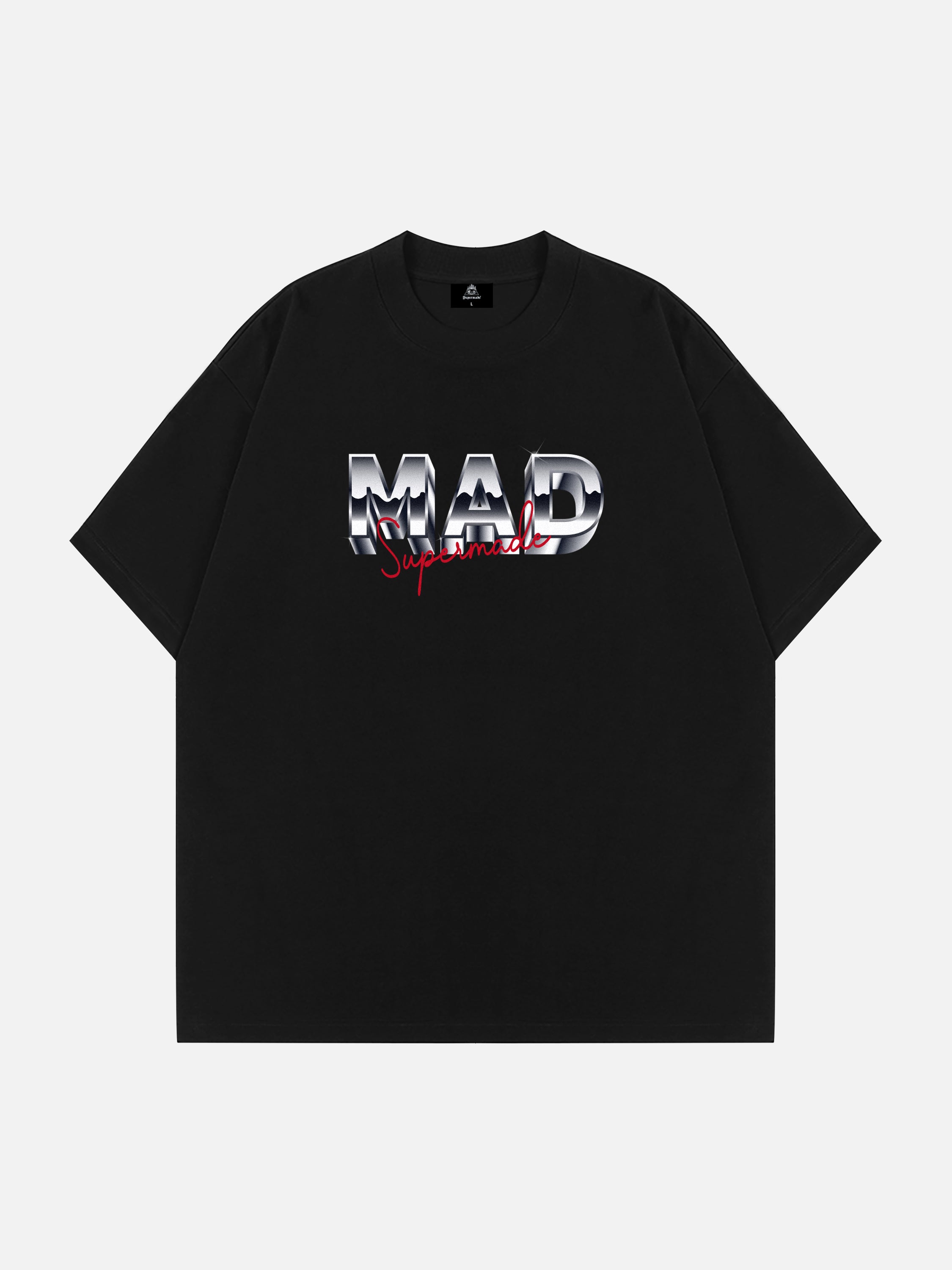 The Supermade ''MAD'' Letter Print T-shirt