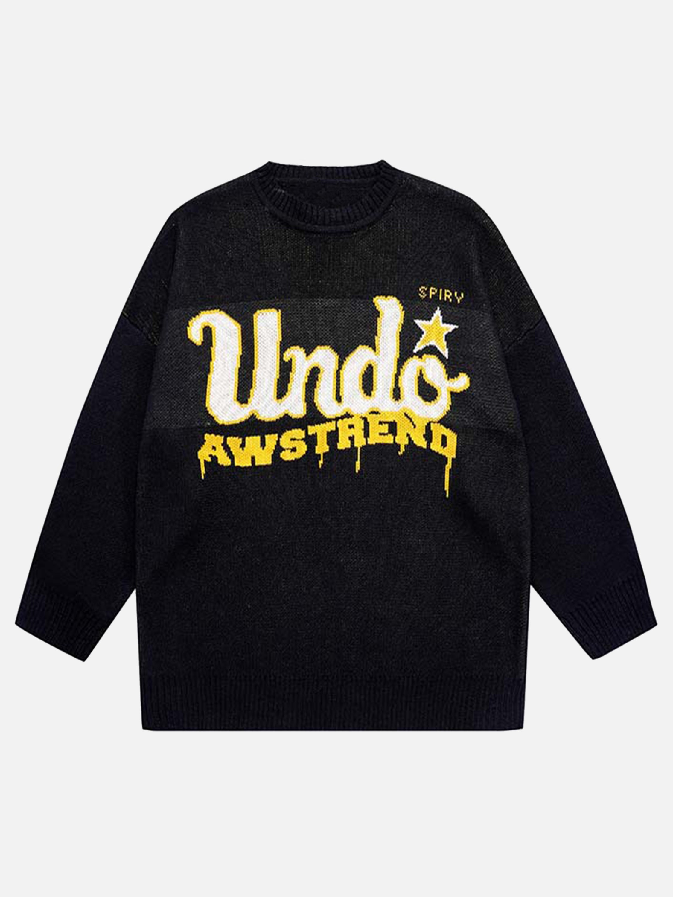 The Supermade Letter Jacquard Sweater