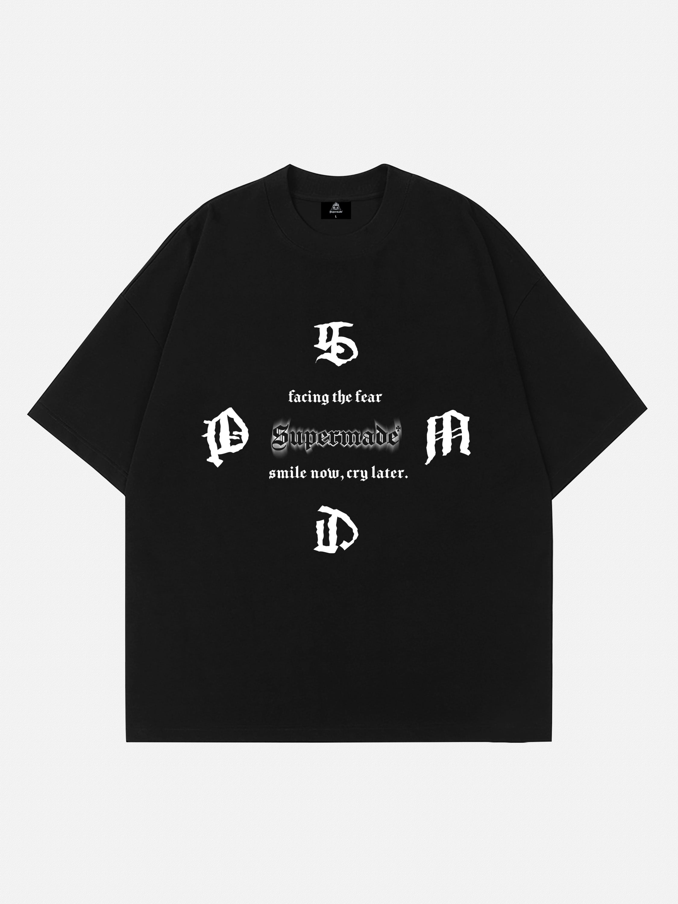 The Supermade Letter Print T-shirt