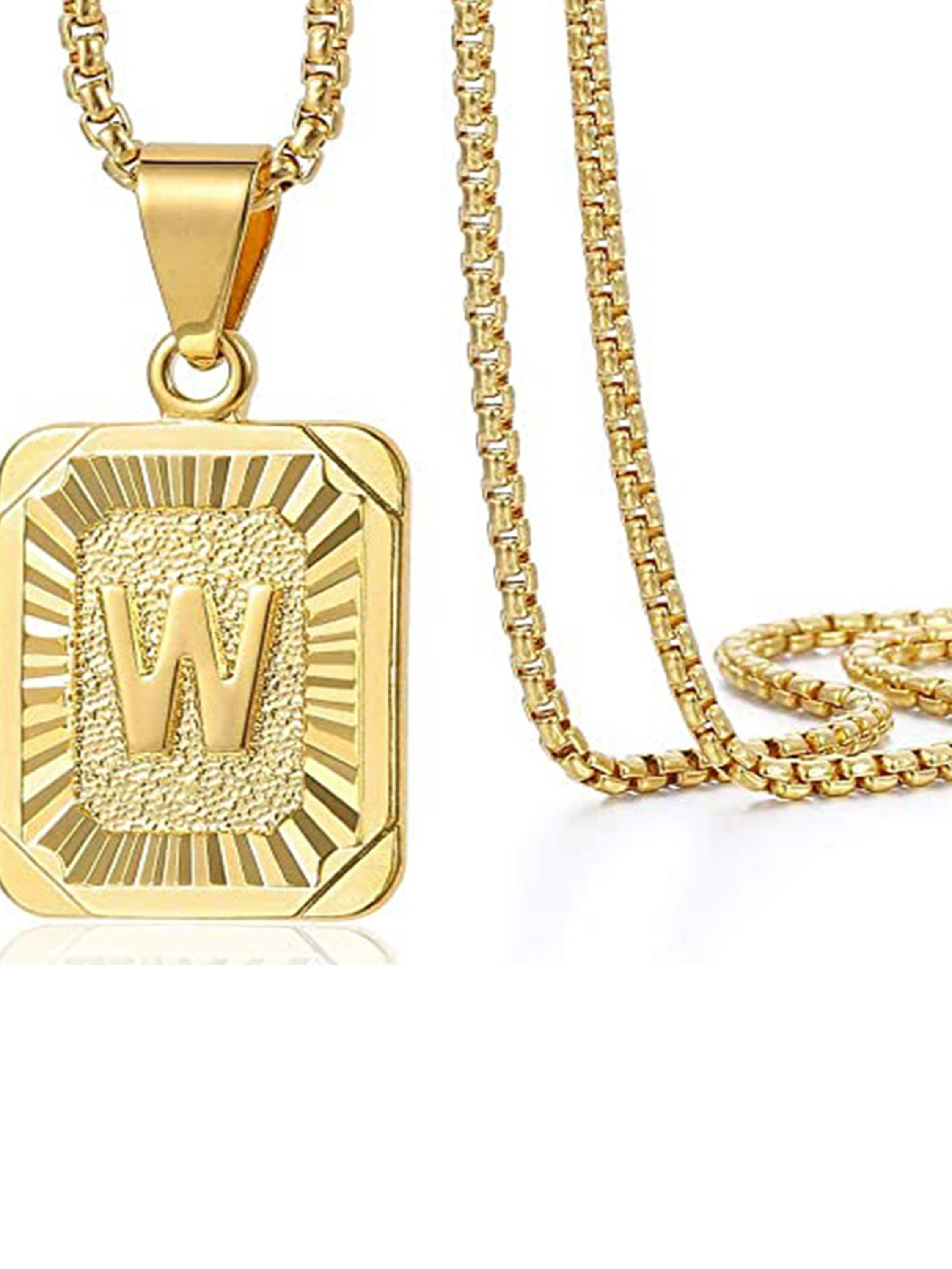 The Supermade Alphabet Pendant Necklace