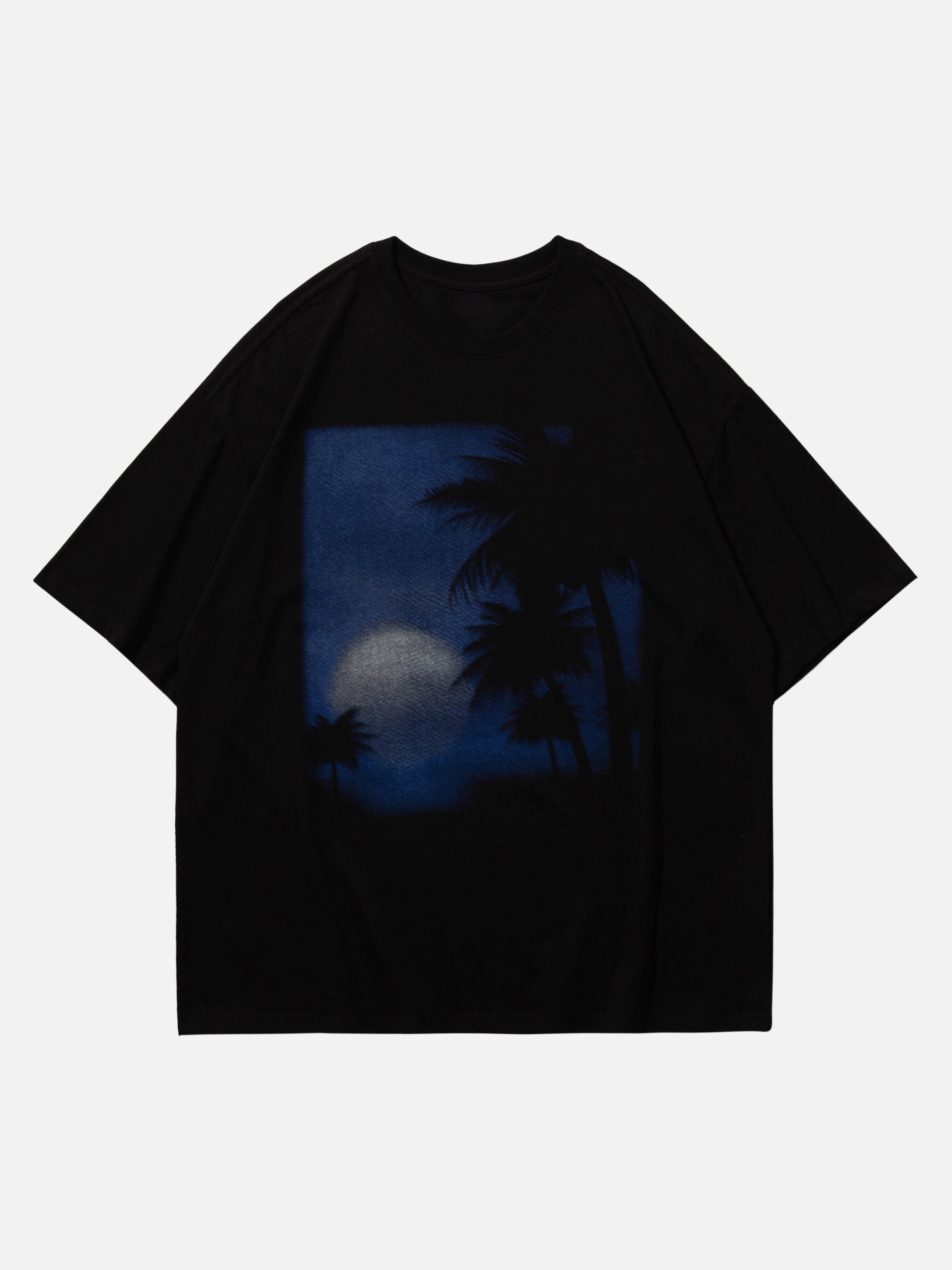 The Supermade Vintage Coconut Tree Print T-Shirt