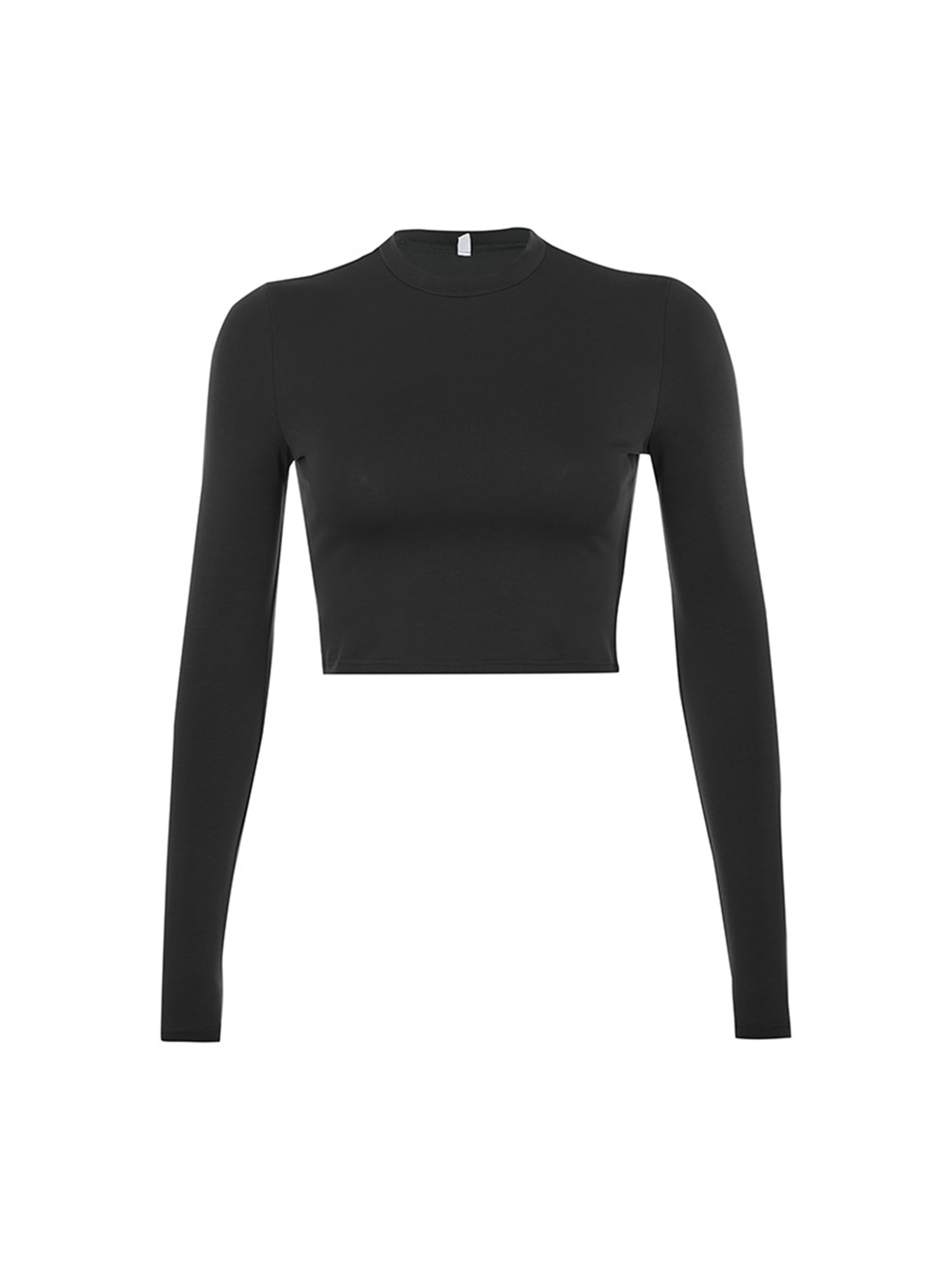The Supermade Solid Color Long Sleeve Slim Fit Bottoming T-Shirt