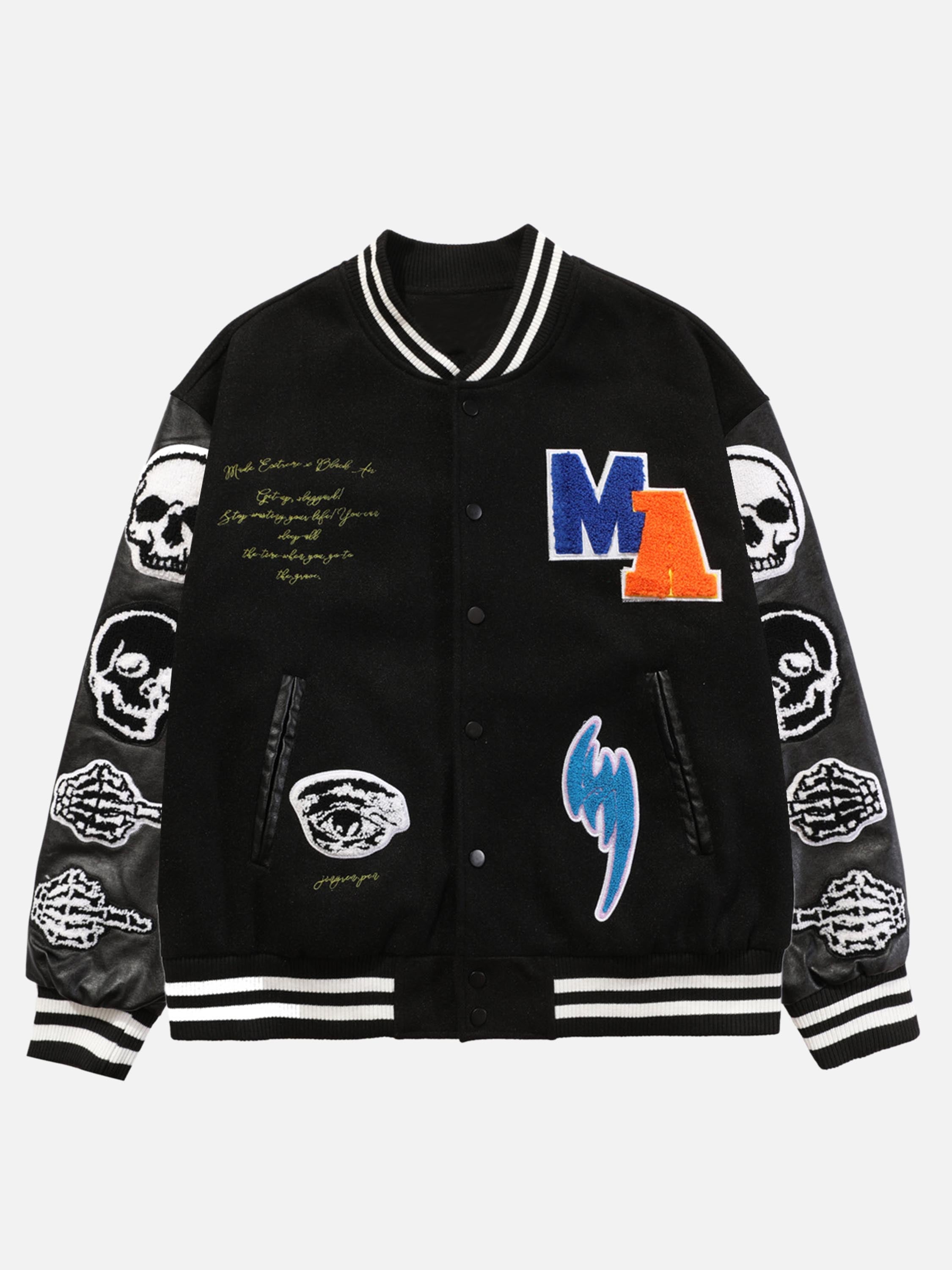 The Supermade Skull Embroidered Jacket